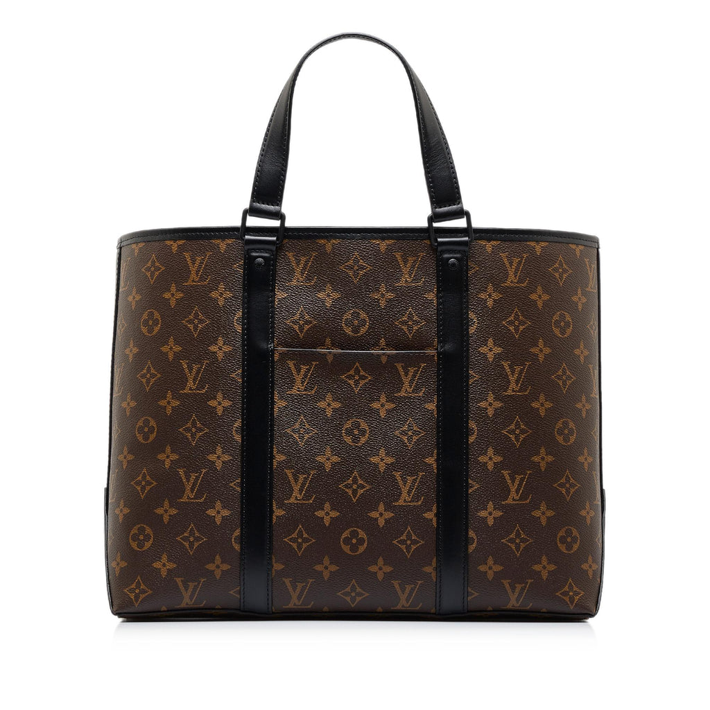 Louis Vuitton Monogram Macassar Weekend Tote PM (SHG-fsSloV)