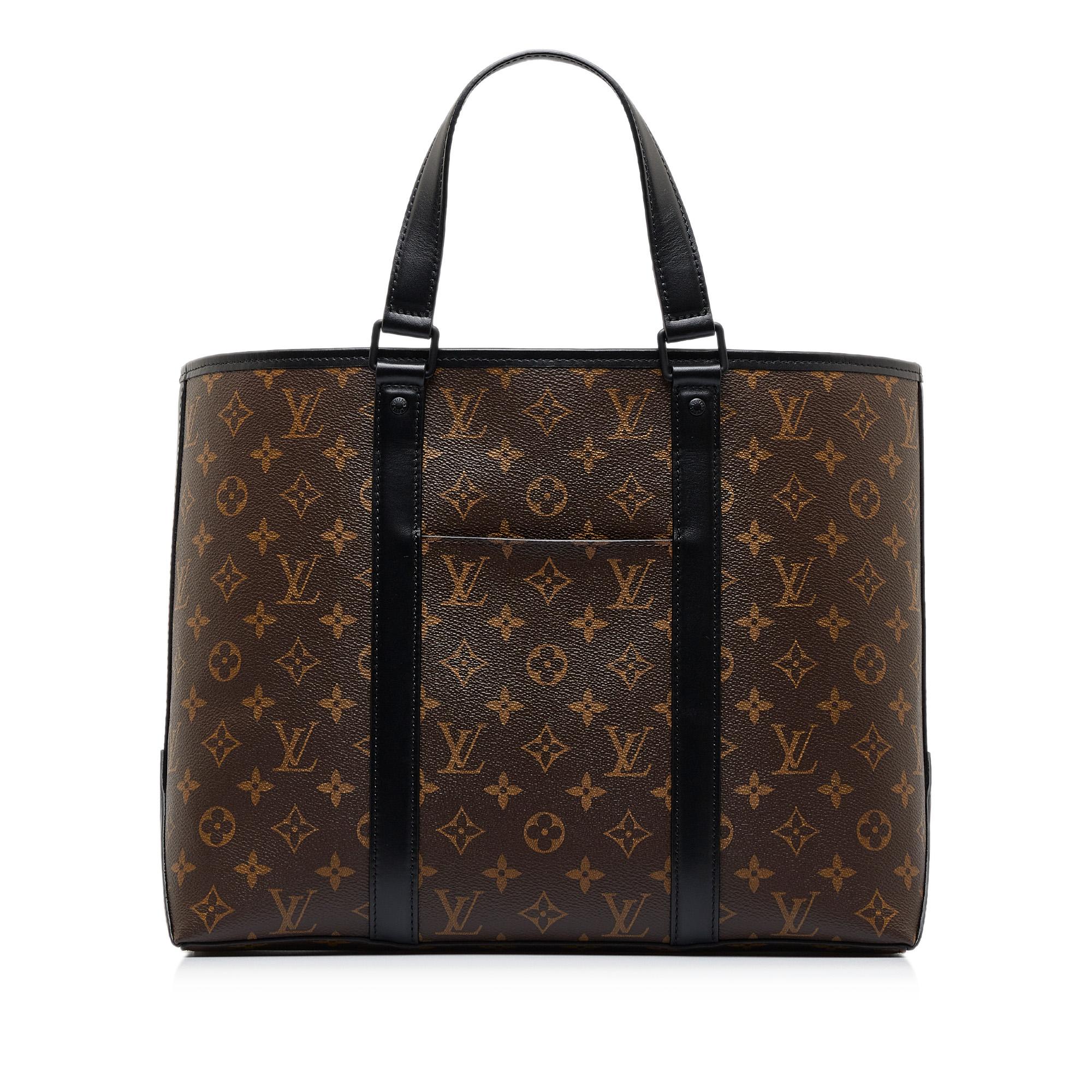 Louis Vuitton Monogram Macassar Weekend Tote PM (SHG-fsSloV)