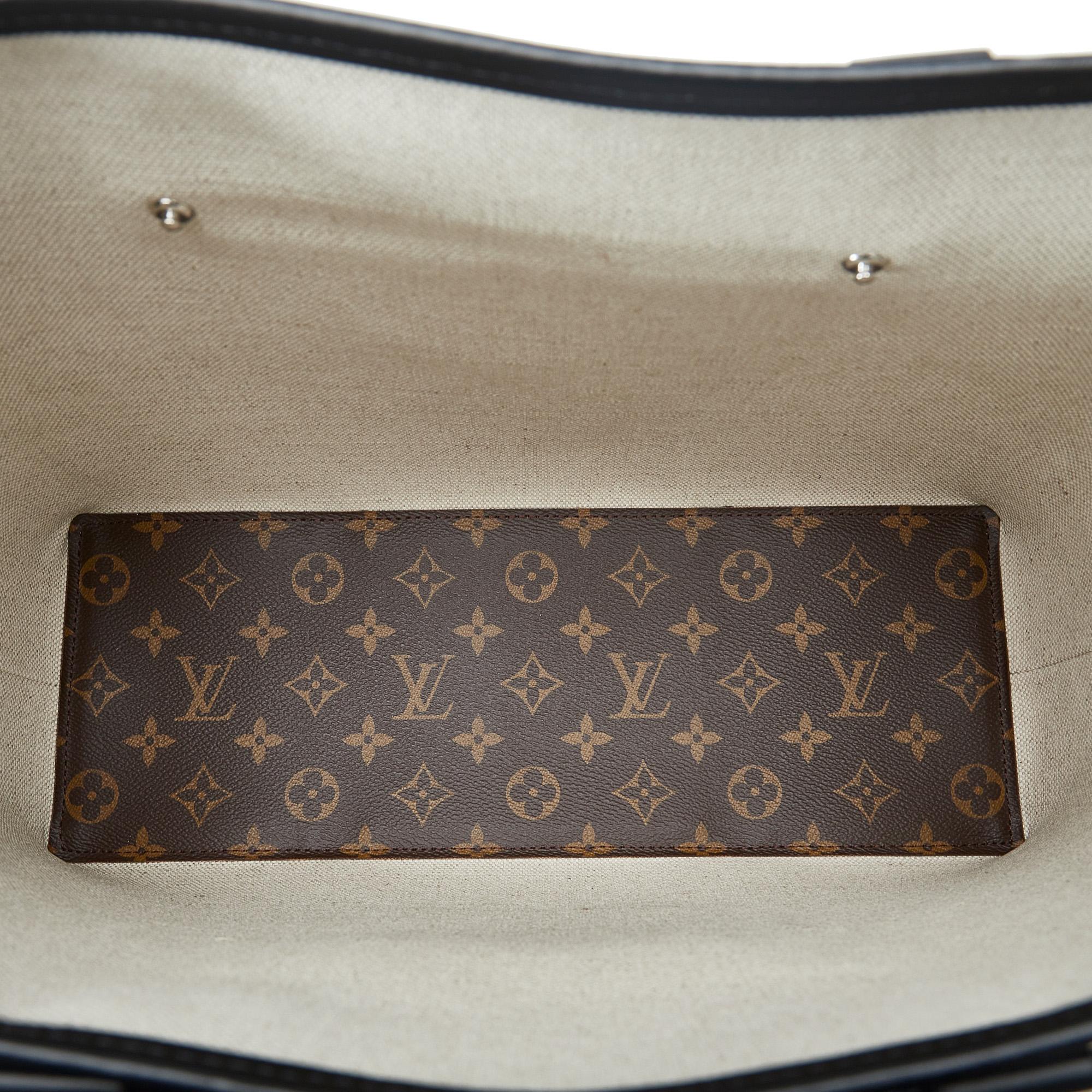 Louis Vuitton Monogram Macassar Weekend Tote PM (SHG-fsSloV)