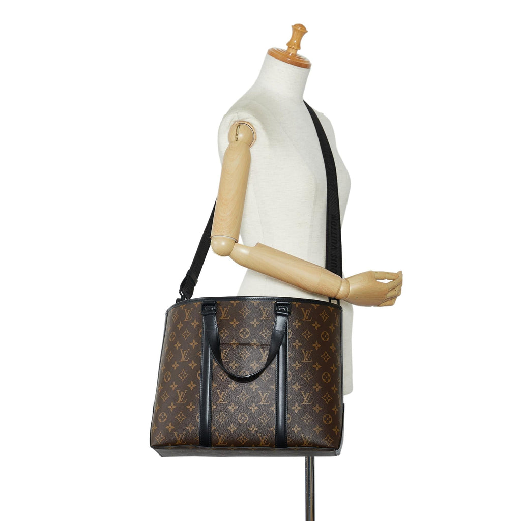 Louis Vuitton Monogram Macassar Weekend Tote PM (SHG-fsSloV)