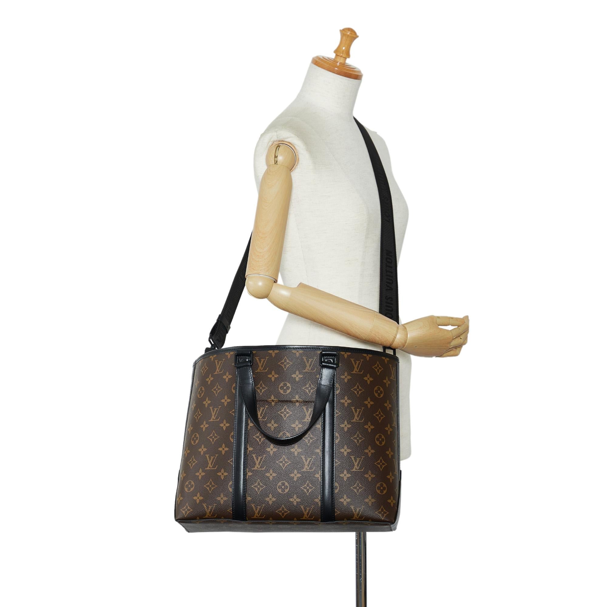 Louis Vuitton Monogram Macassar Weekend Tote PM (SHG-fsSloV)