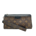 Louis Vuitton Monogram Macassar Zippy Dragonne (SHG-wgkDks)
