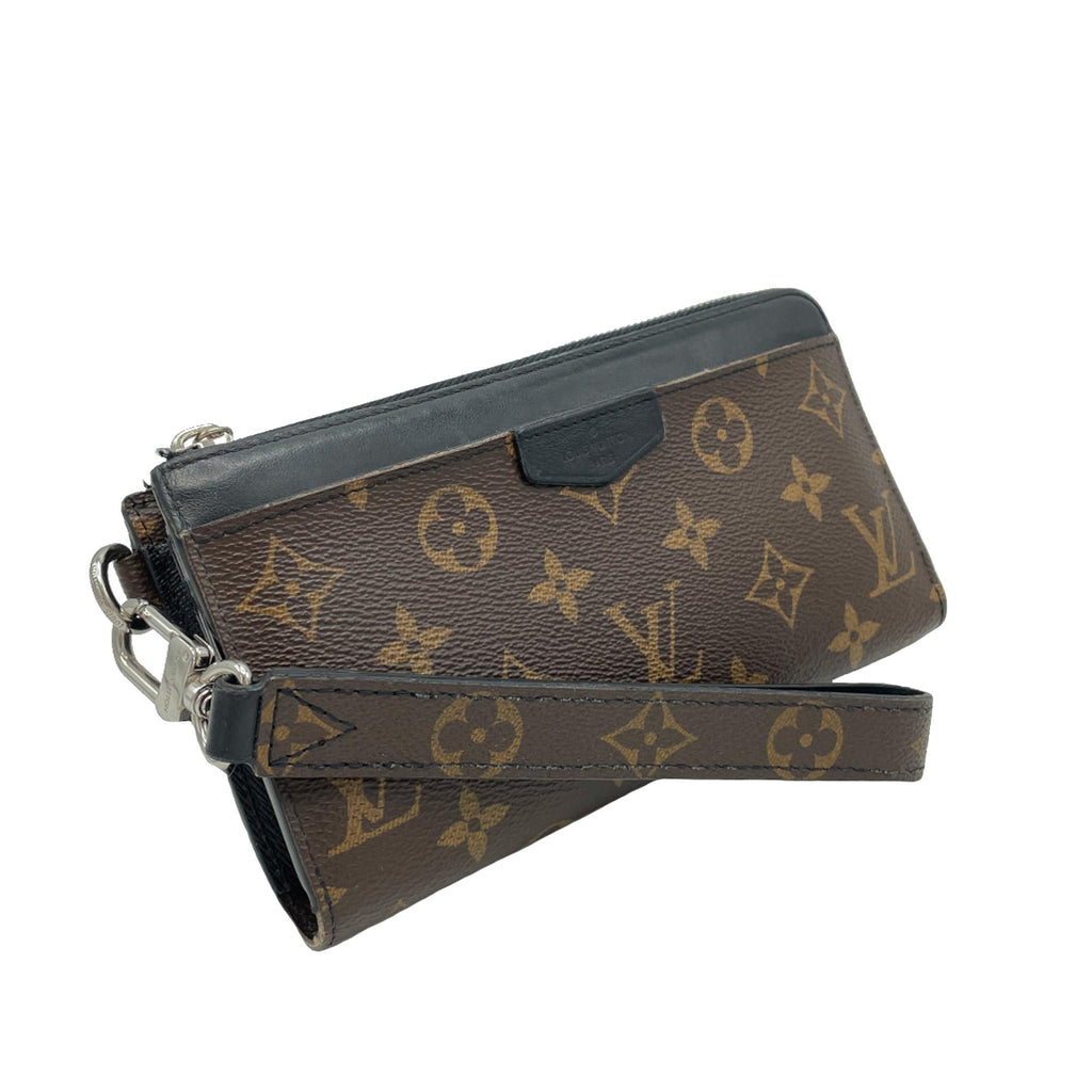 Louis Vuitton Monogram Macassar Zippy Dragonne (SHG-wgkDks)