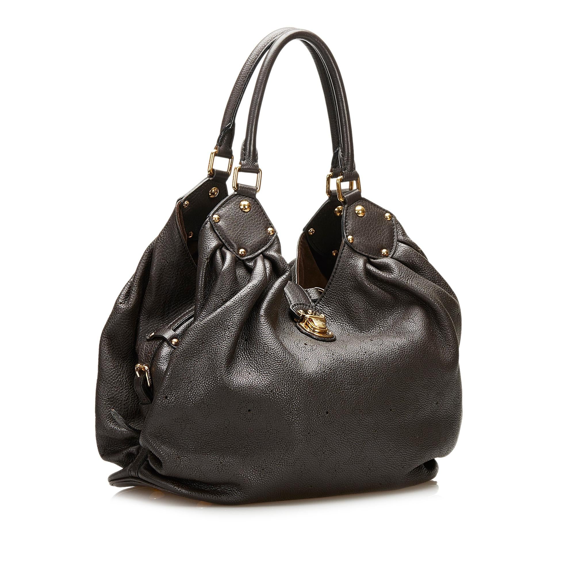 Louis Vuitton Monogram Mahina Hobo (SHG-37020)