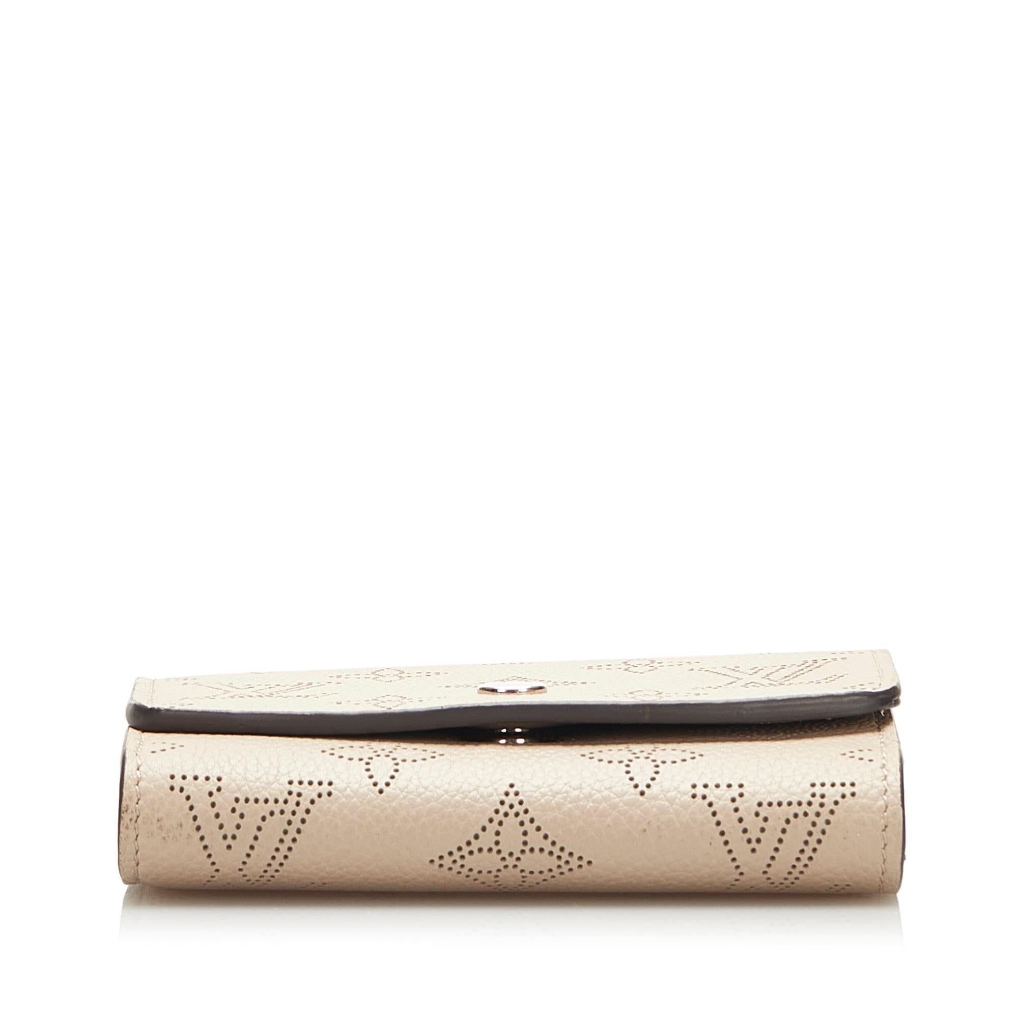 Louis Vuitton Monogram Mahina Iris Compact Wallet (SHG-35329)
