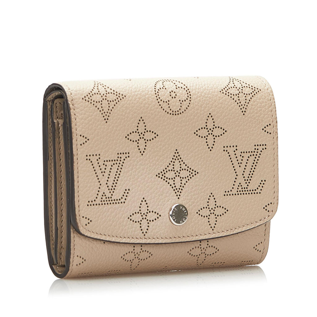 Louis Vuitton Monogram Mahina Iris Compact Wallet (SHG-35329)