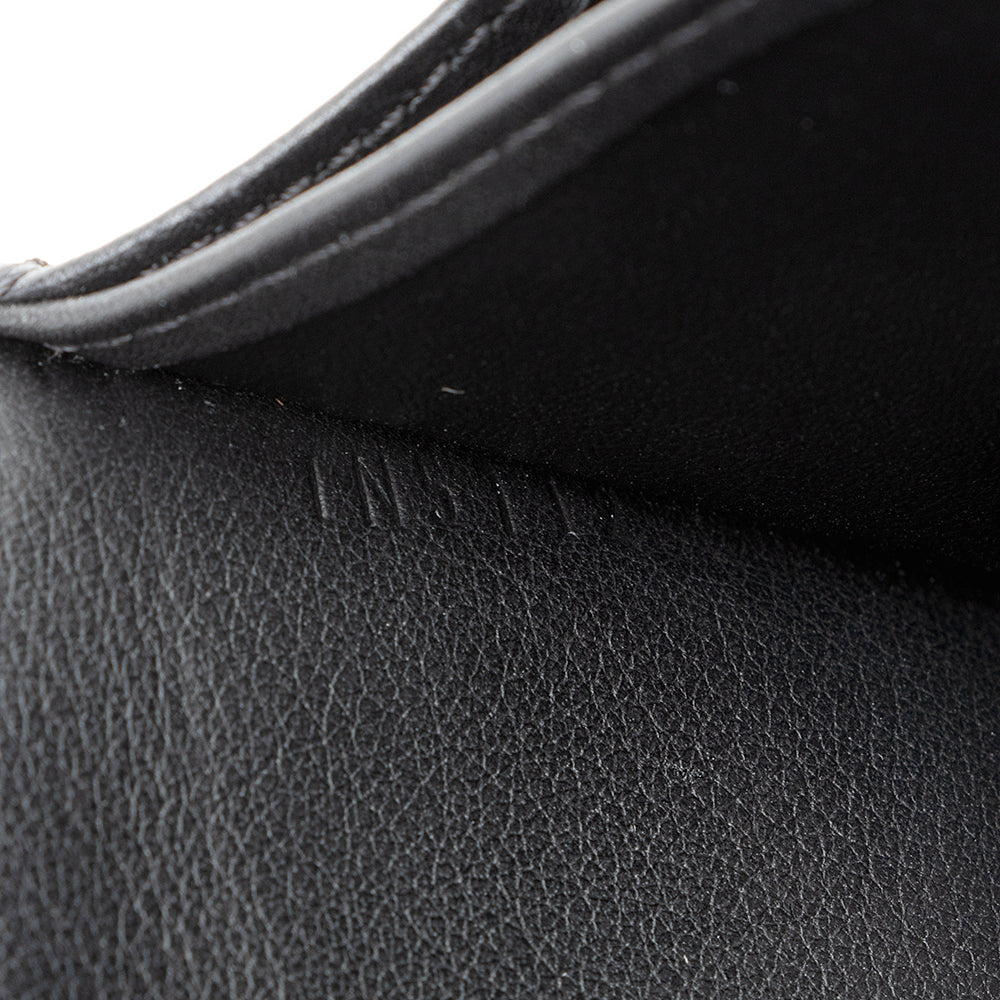 Louis Vuitton Monogram Mahina Leather Amelia Wallet (SHF-14630)