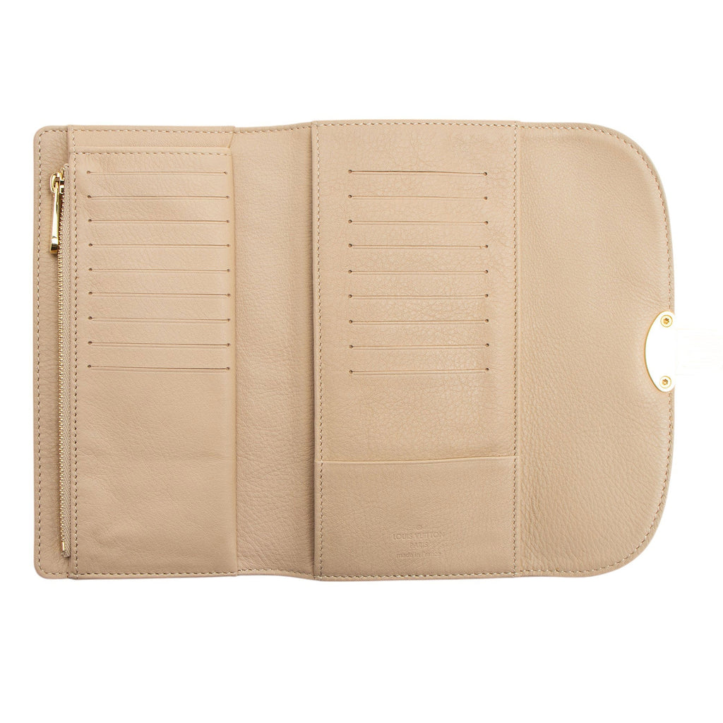 Louis Vuitton Monogram Mahina Leather Amelia Wallet