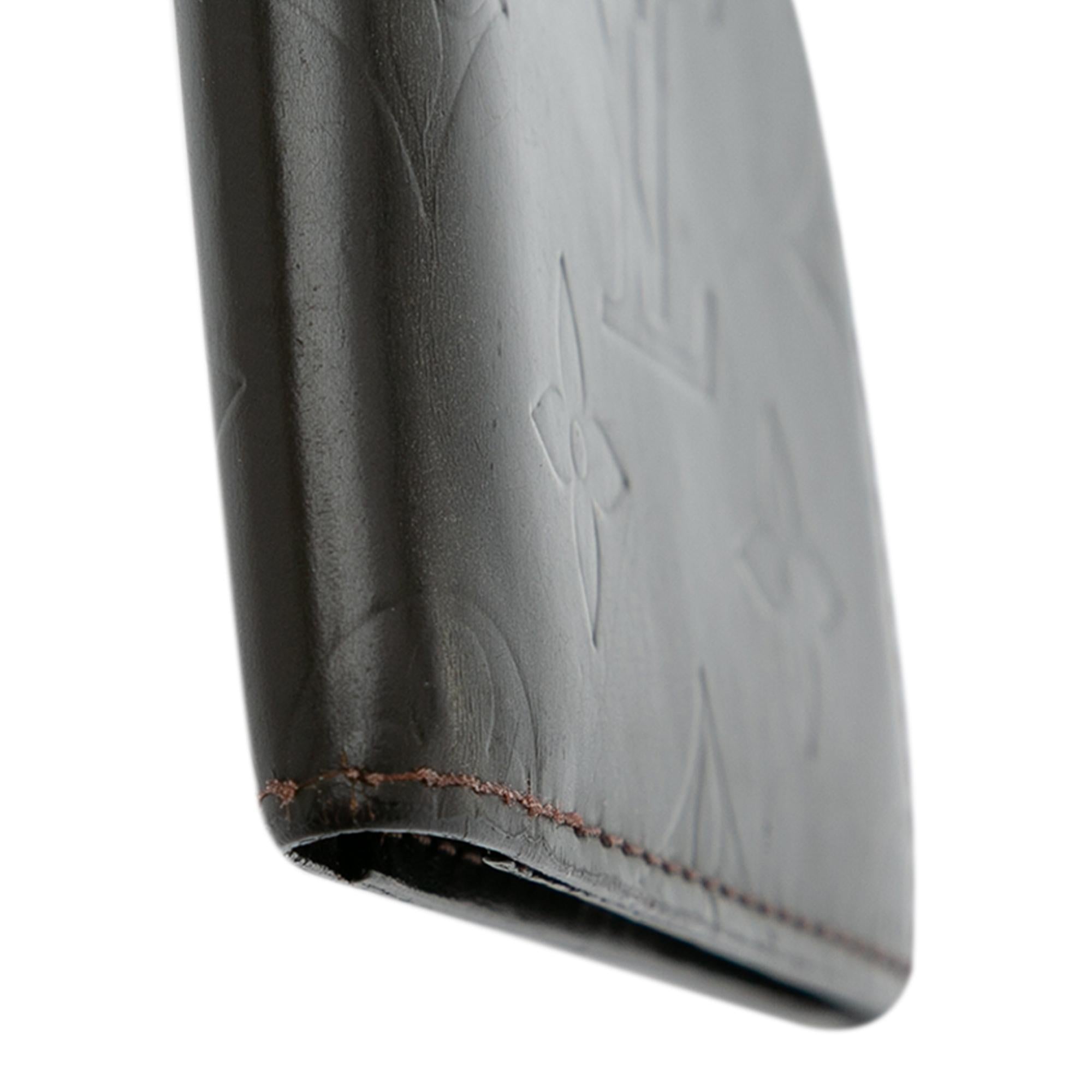 Louis Vuitton Monogram Mat Brazza Bifold Long Wallet