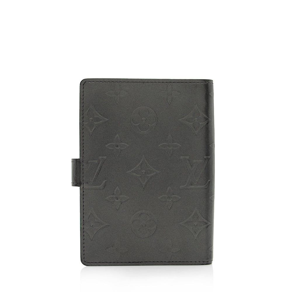 Louis Vuitton Monogram Mat Small Agenda Cover - FINAL SALE (SHF-18070)
