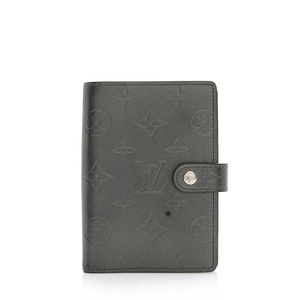 Louis Vuitton Monogram Mat Small Agenda Cover - FINAL SALE (SHF-18070)