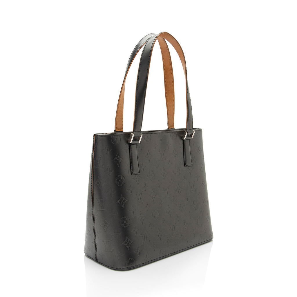 Louis Vuitton Monogram Mat Stockton Tote (SHF-UBBrVB)