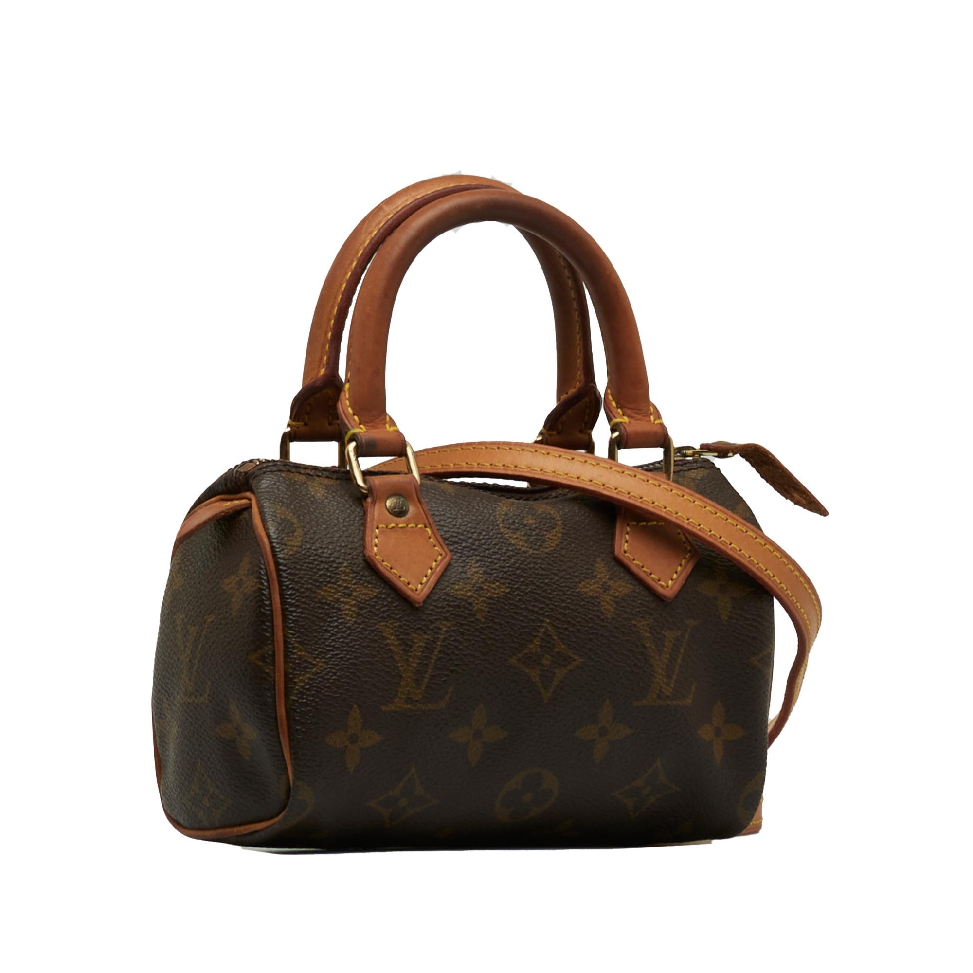 Louis Vuitton Monogram Mini HL Speedy (SHG-tDV3SS)