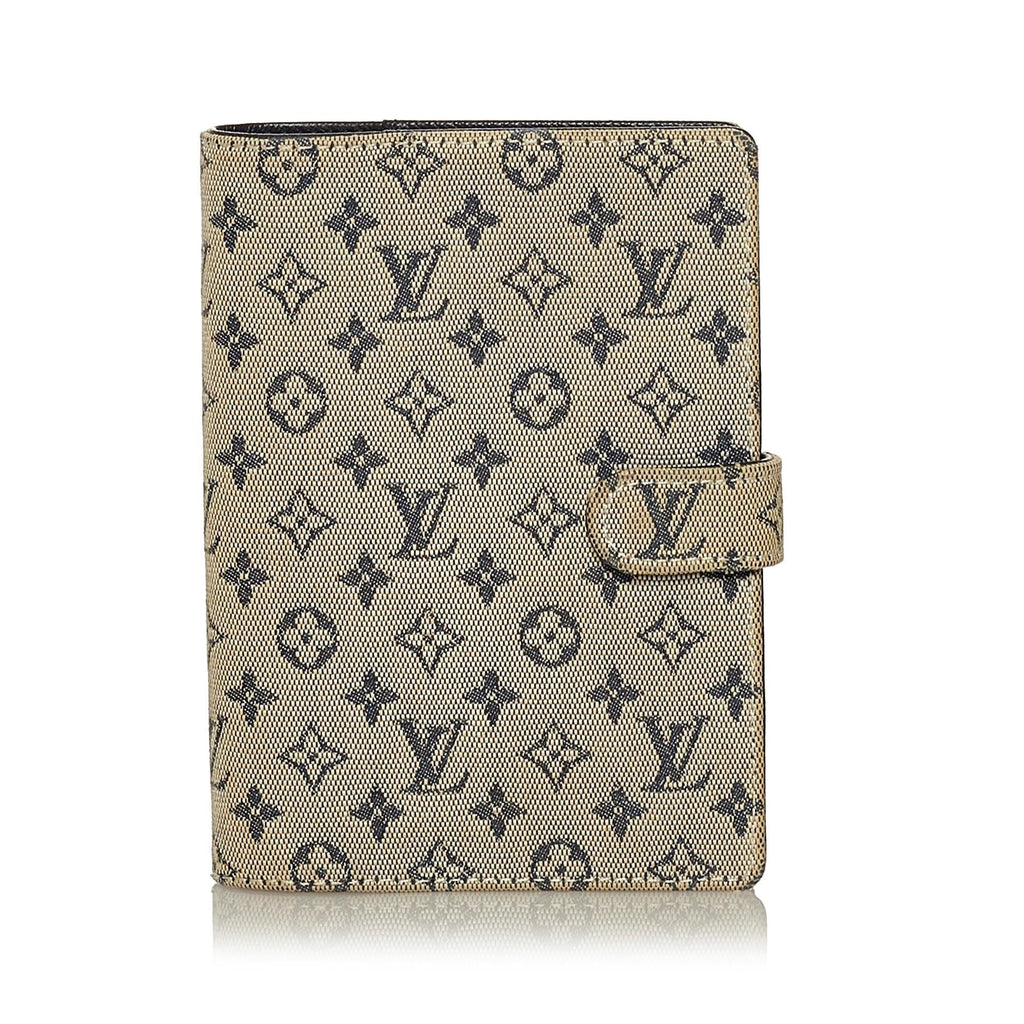 Louis Vuitton Monogram Mini Lin Agenda PM (SHG-61AIyc)