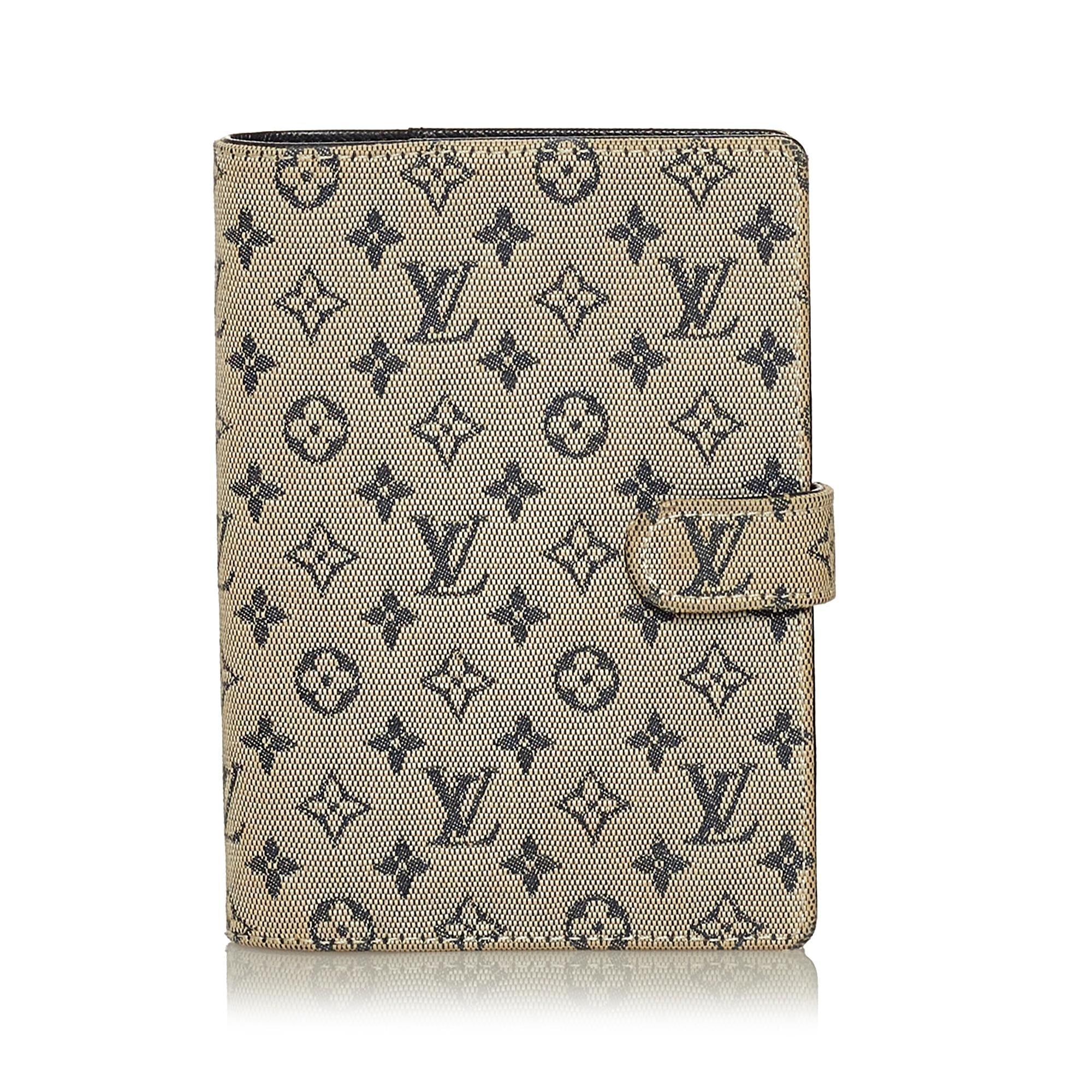 Louis Vuitton Monogram Mini Lin Agenda PM (SHG-61AIyc)