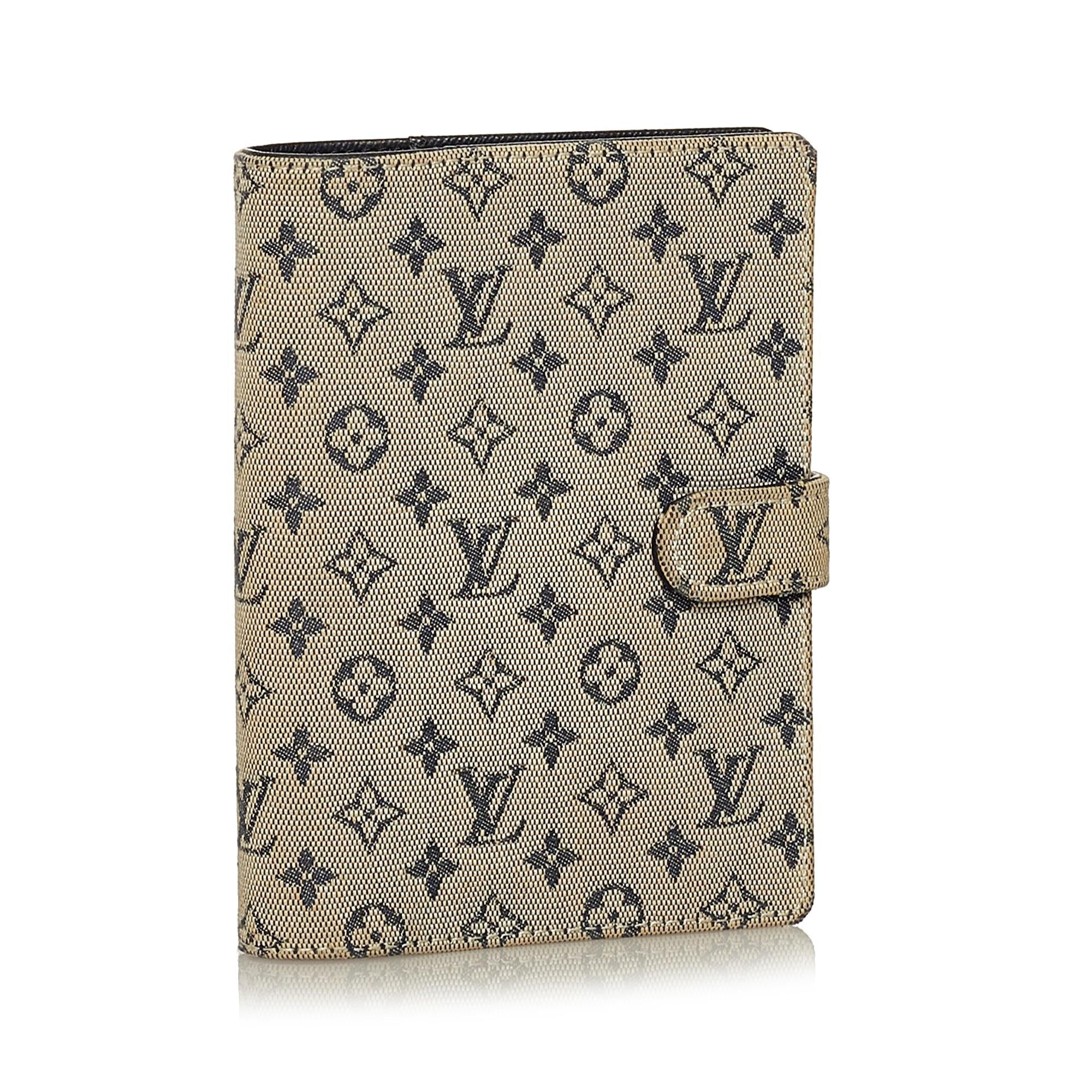 Louis Vuitton Monogram Mini Lin Agenda PM (SHG-61AIyc)