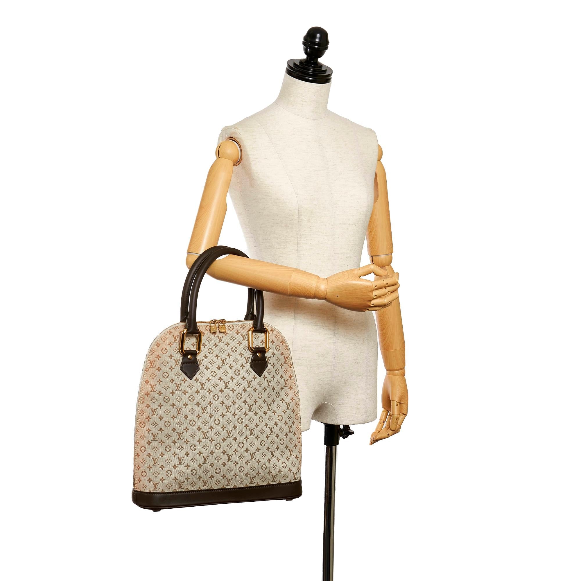 Louis Vuitton Monogram Mini Lin Alma Haut (SHG-29870)