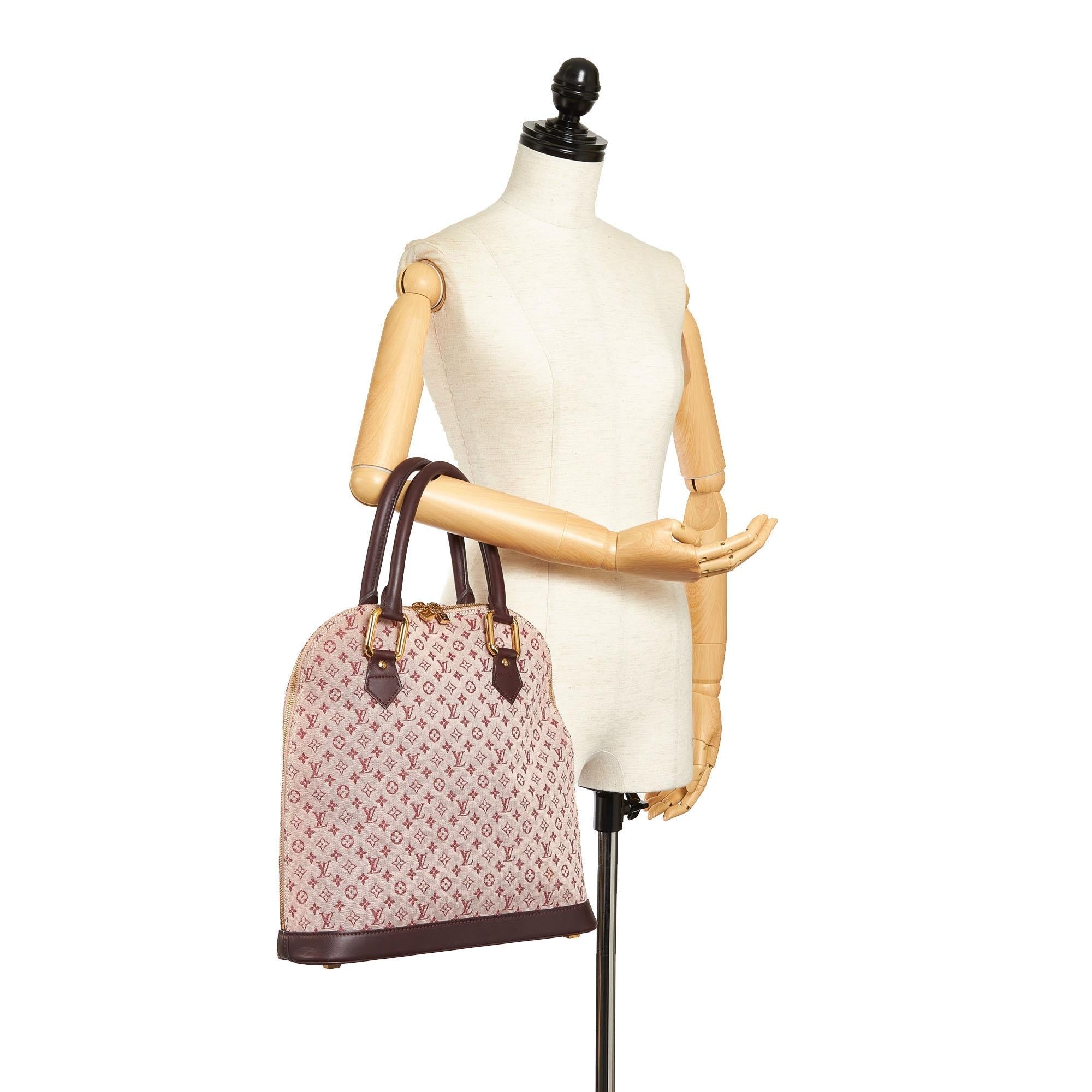 Louis Vuitton Monogram Mini Lin Alma Haut (SHG-33940)