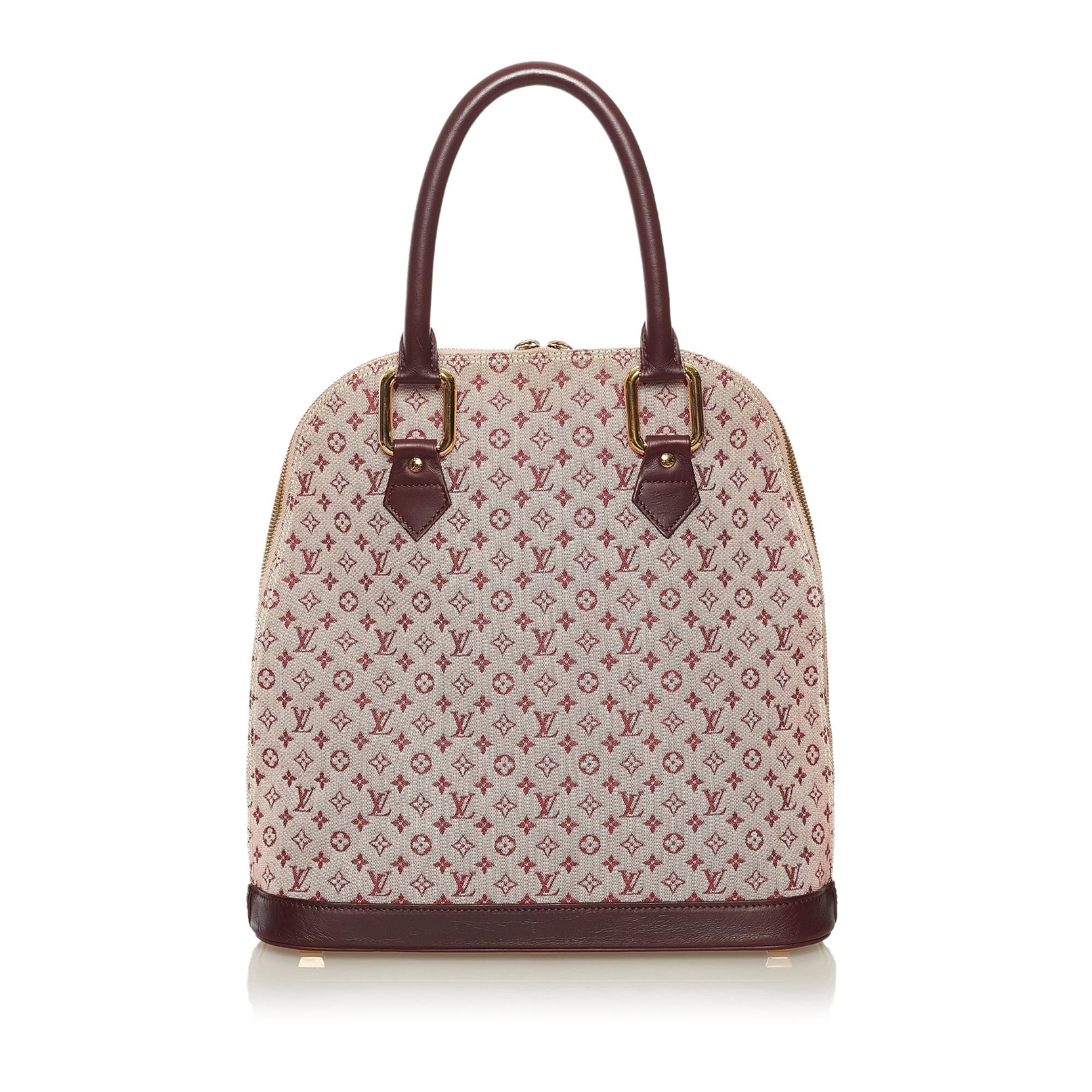 Louis Vuitton Monogram Mini Lin Alma Haut (SHG-34315)