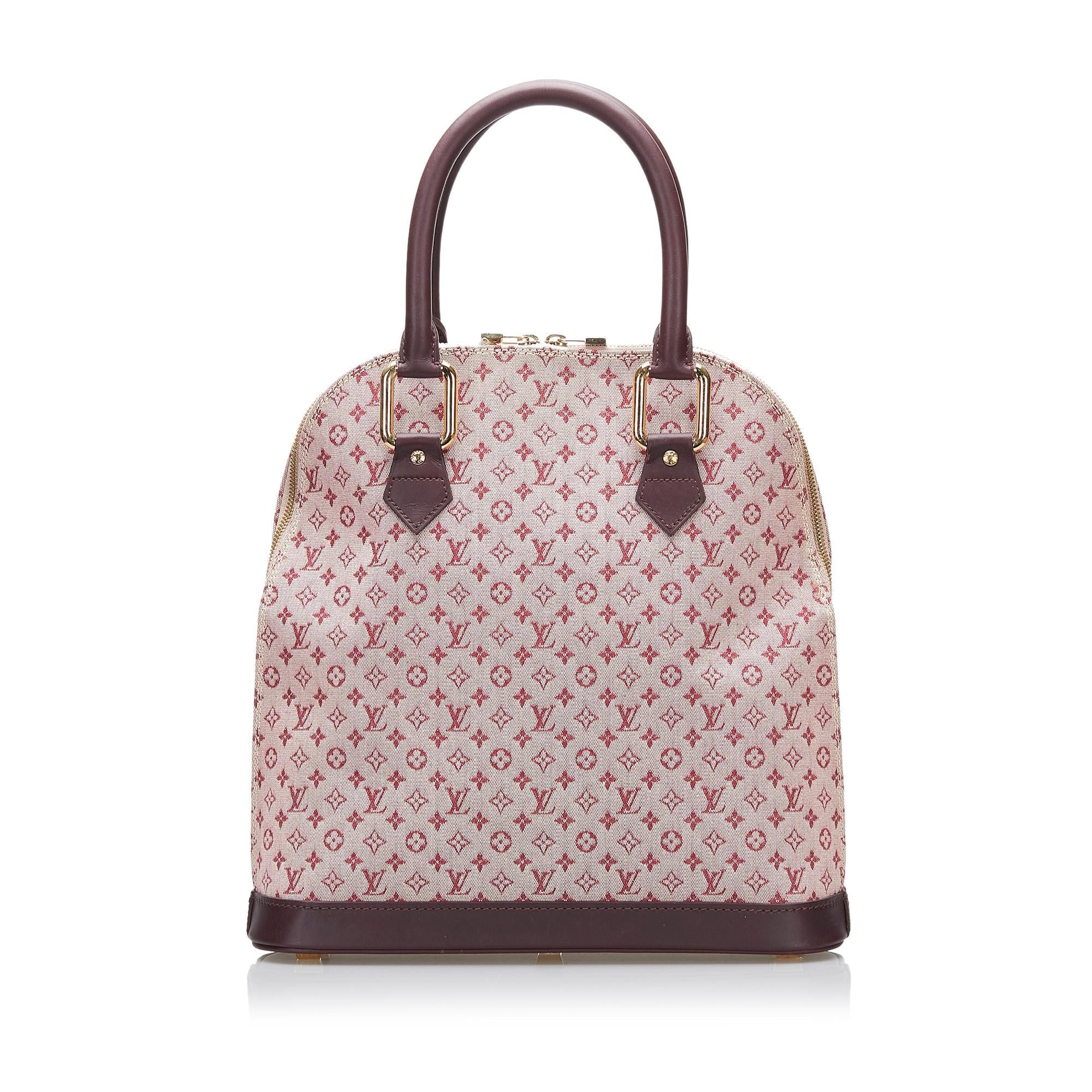 Louis Vuitton Monogram Mini Lin Alma Haut (SHG-37129)