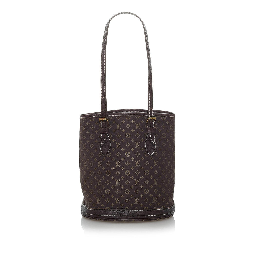 Louis Vuitton Monogram Mini Lin Bucket PM (SHG-29883)