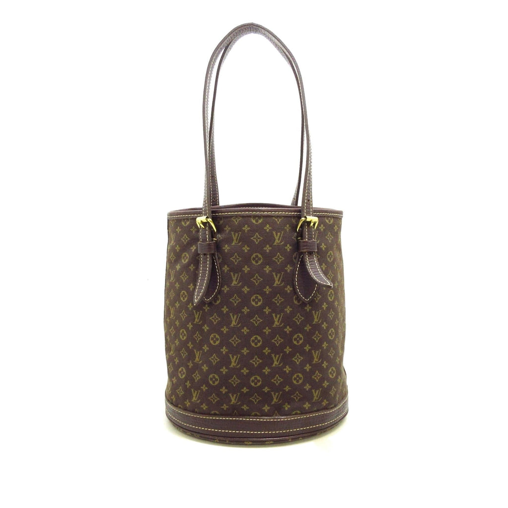 Louis Vuitton Monogram Mini Lin Bucket PM (SHG-6Z7MzR)