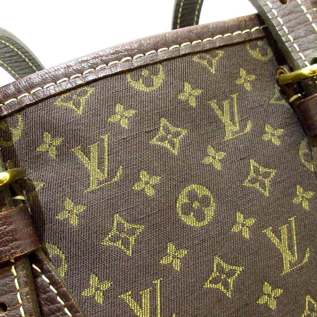 Louis Vuitton Monogram Mini Lin Bucket PM (SHG-6Z7MzR)