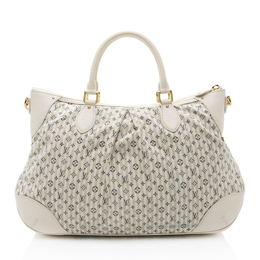Louis Vuitton Monogram Mini Lin Croisette Marina GM Satchel