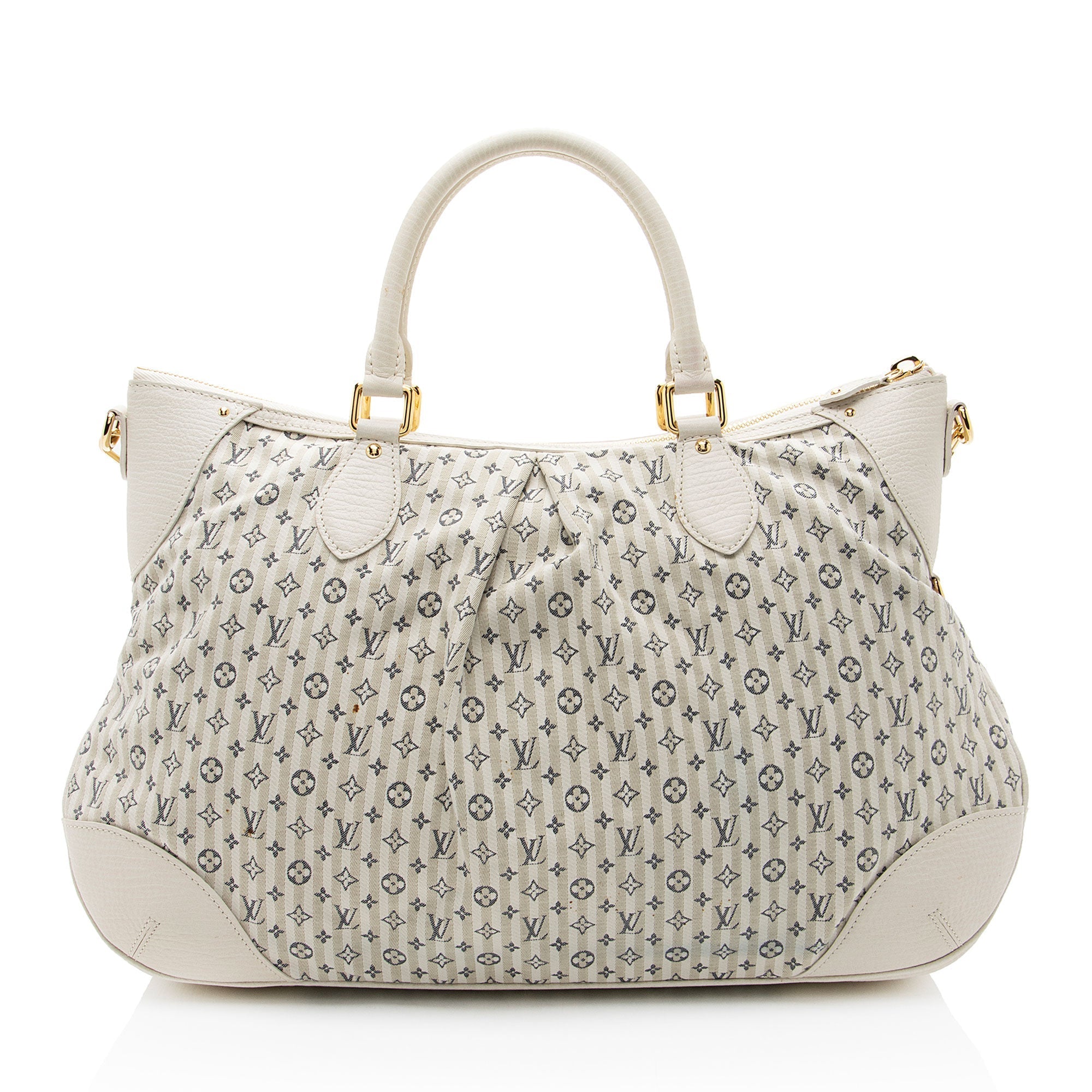 Louis Vuitton Monogram Mini Lin Croisette Marina GM Satchel