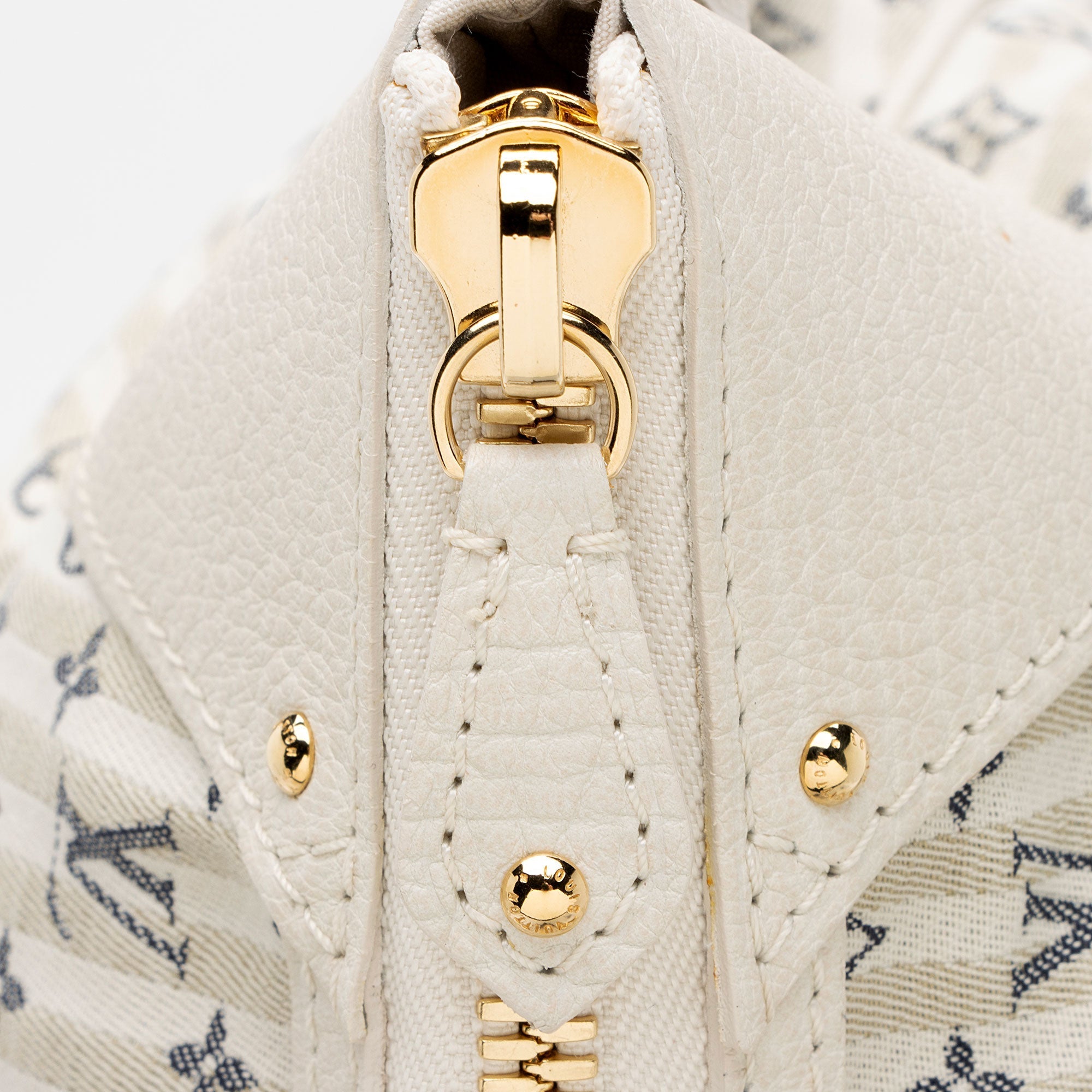 Louis Vuitton Monogram Mini Lin Croisette Marina GM Satchel