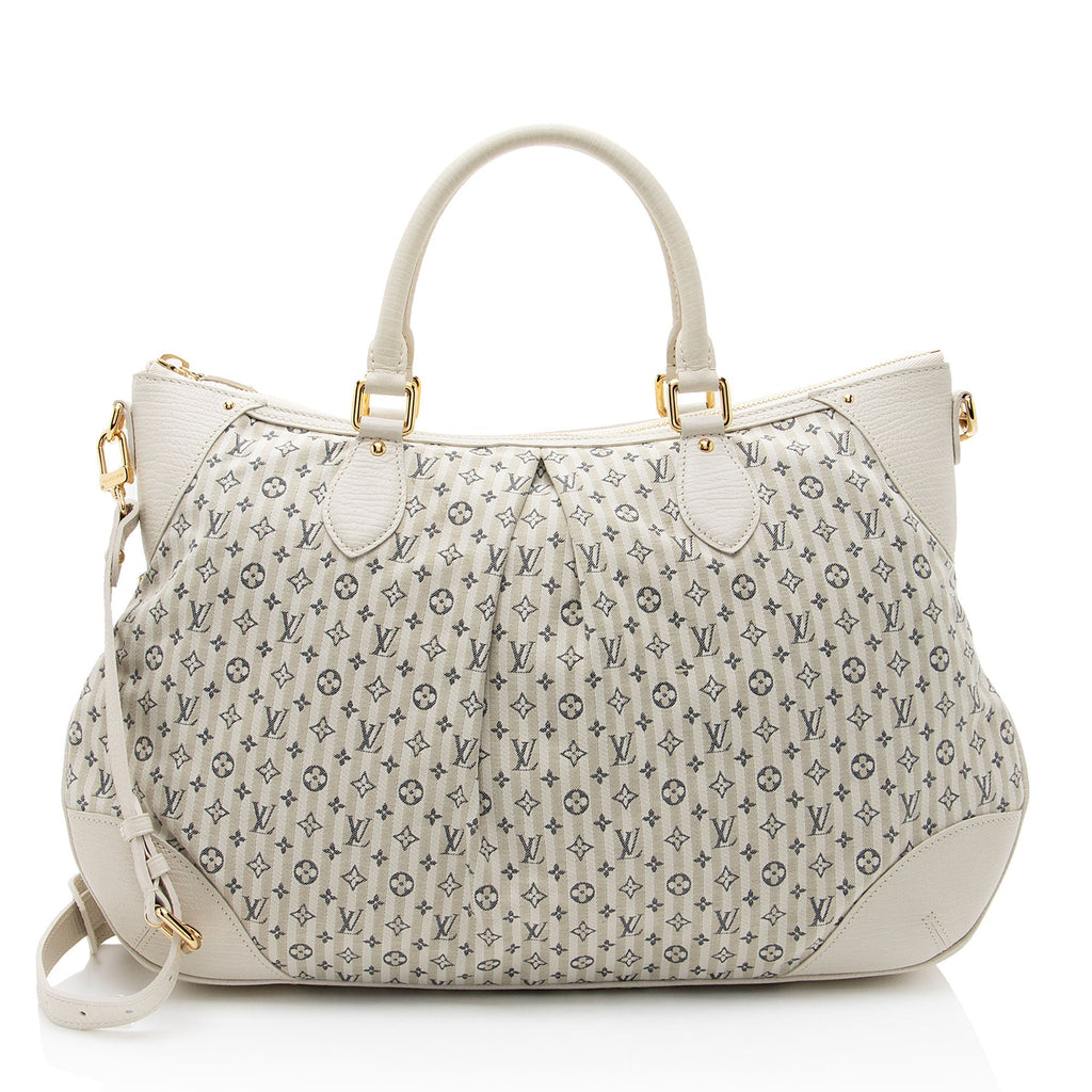 Louis Vuitton Monogram Mini Lin Croisette Marina GM Satchel