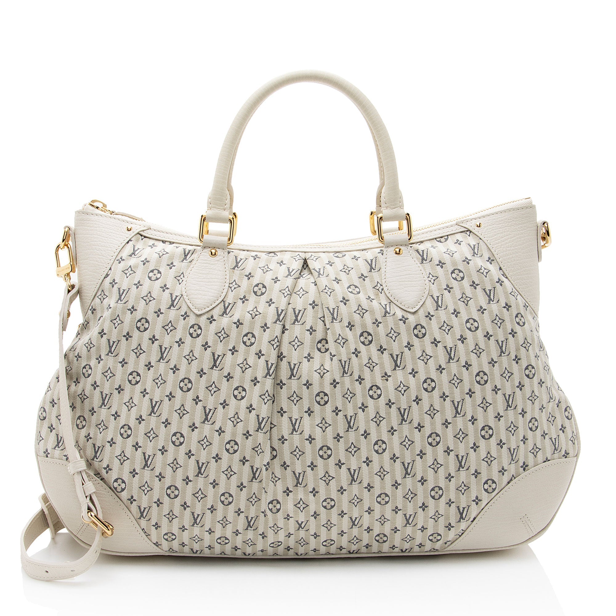 Louis Vuitton Monogram Mini Lin Croisette Marina GM Satchel