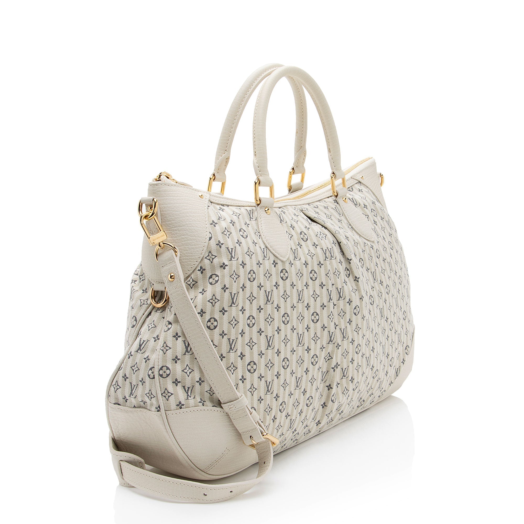 Louis Vuitton Monogram Mini Lin Croisette Marina GM Satchel