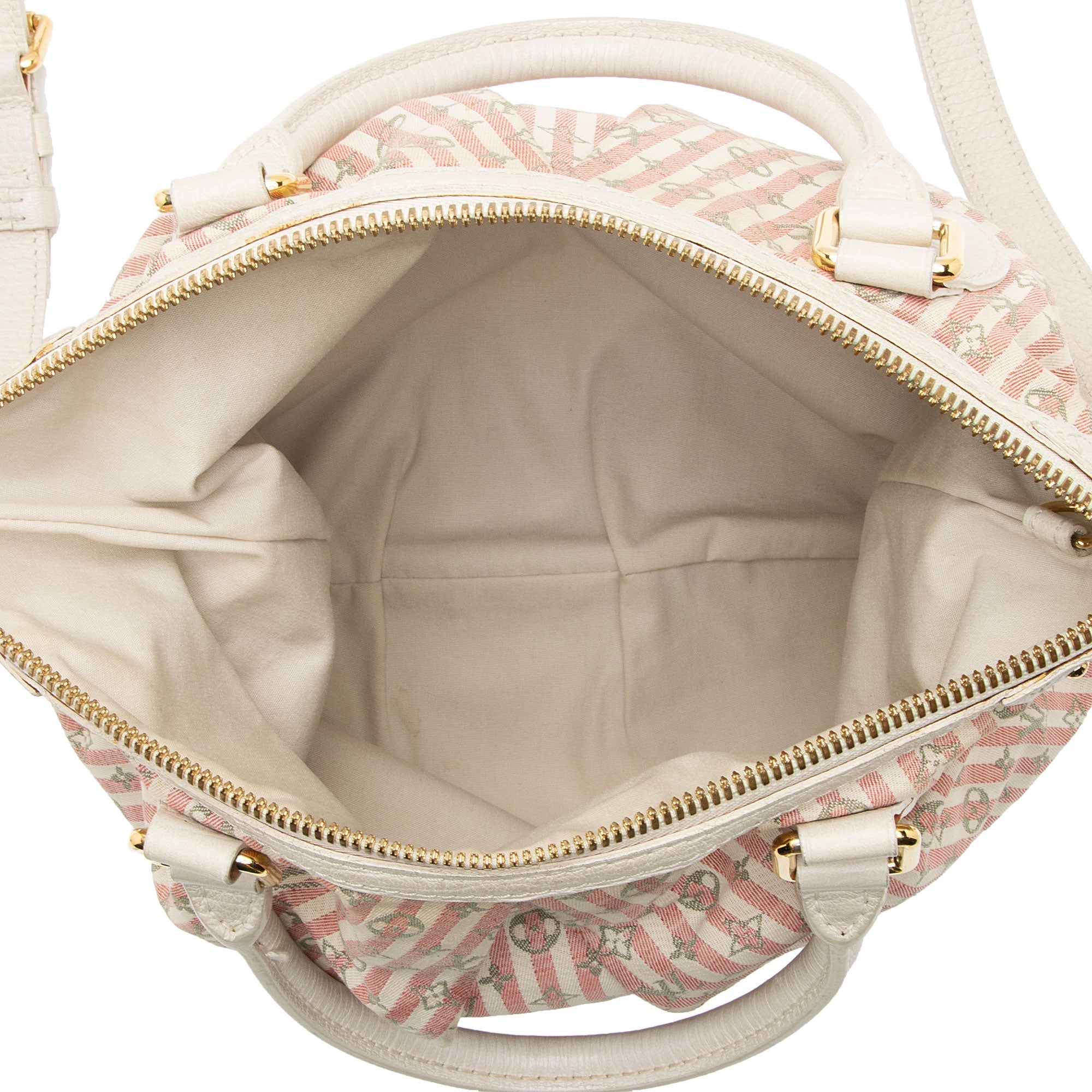 Louis Vuitton Monogram Mini Lin Croisette Marina PM Satchel (SHF-gJDP1M)