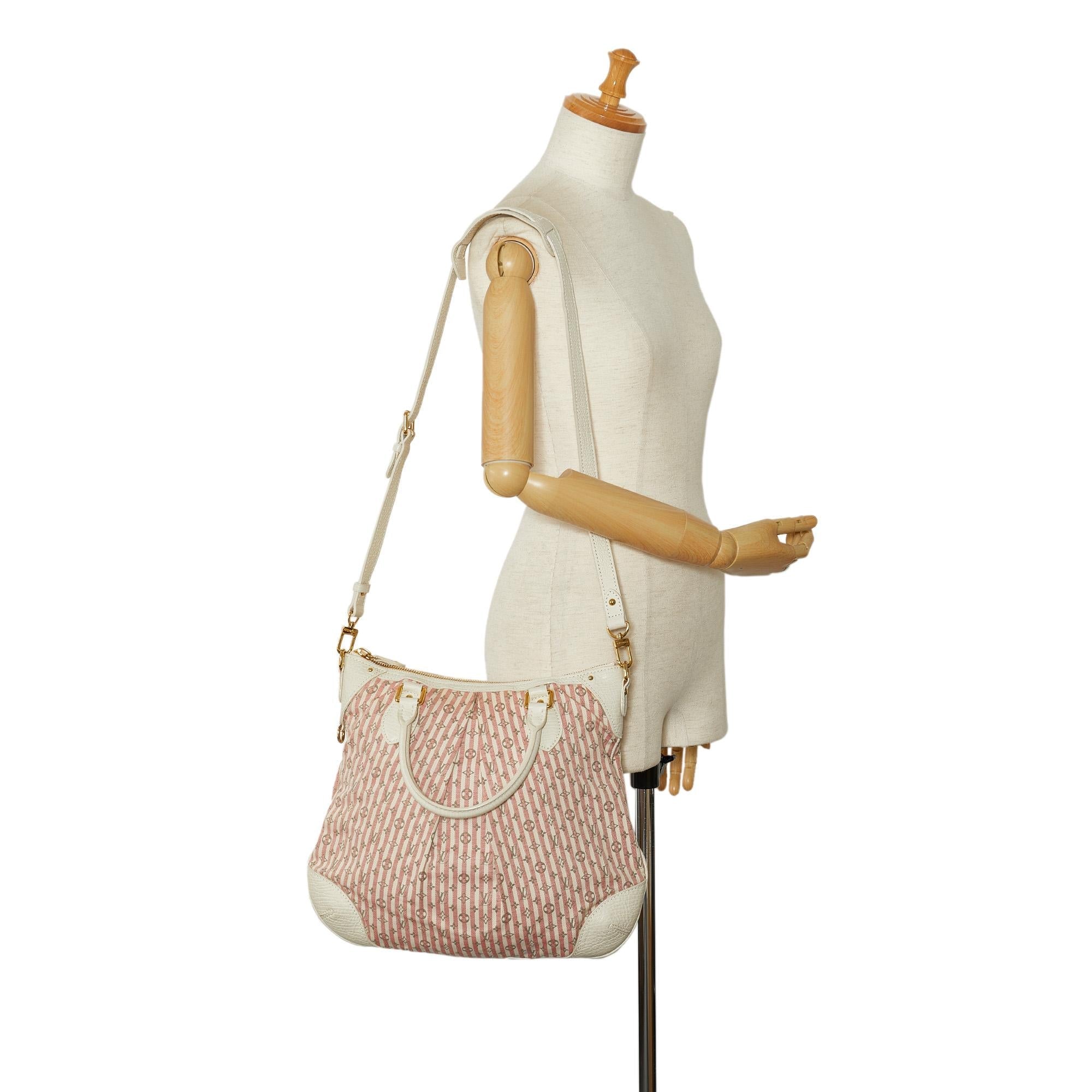 Louis Vuitton Monogram Mini Lin Croisette Marina PM (SHG-3s2ccT)