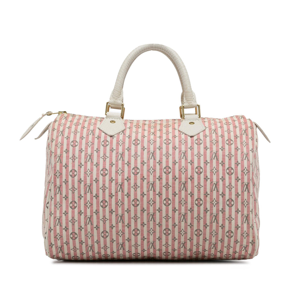 Louis Vuitton Monogram Mini Lin Croisette Speedy 30 (SHG-C5nQm0)