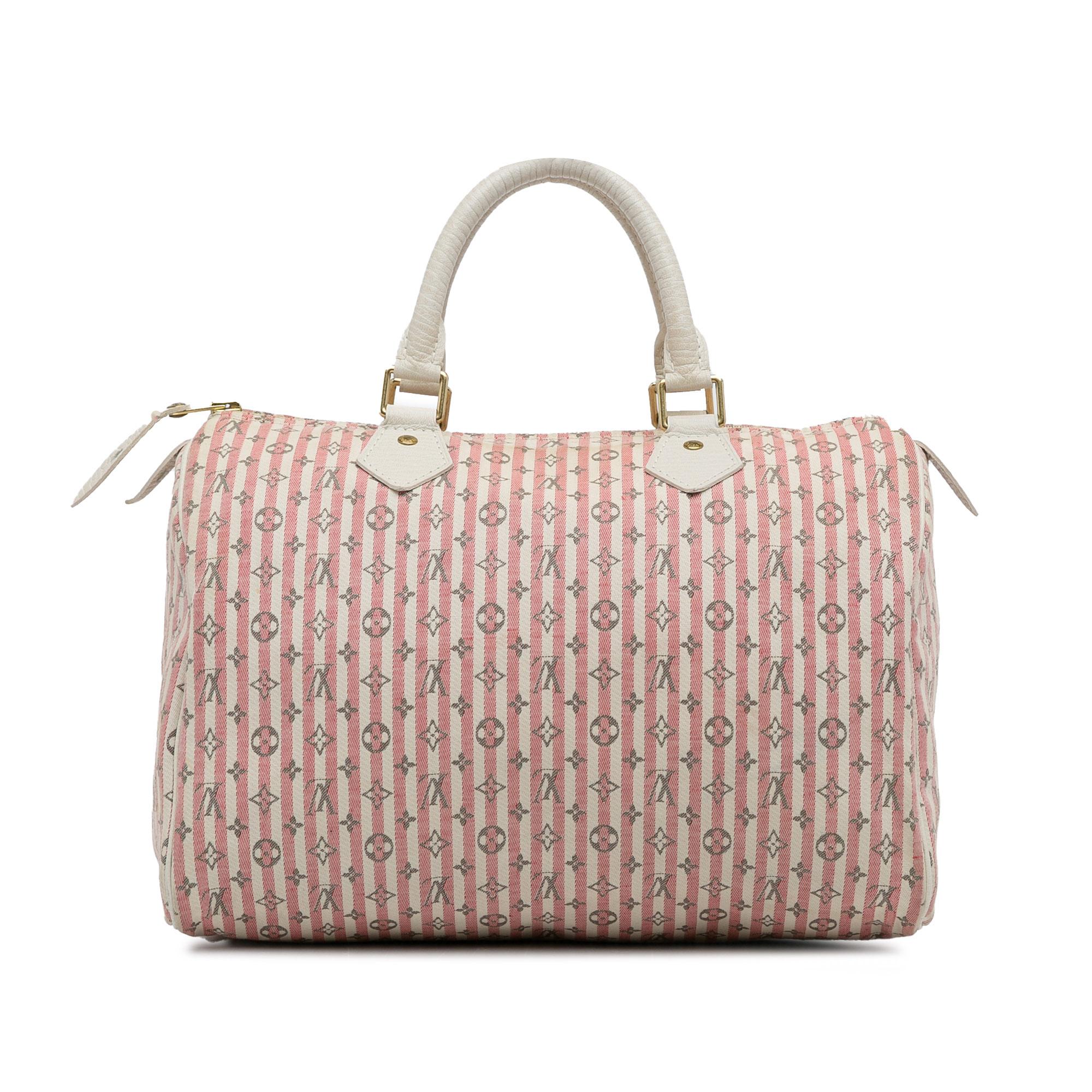 Louis Vuitton Monogram Mini Lin Croisette Speedy 30 (SHG-C5nQm0)