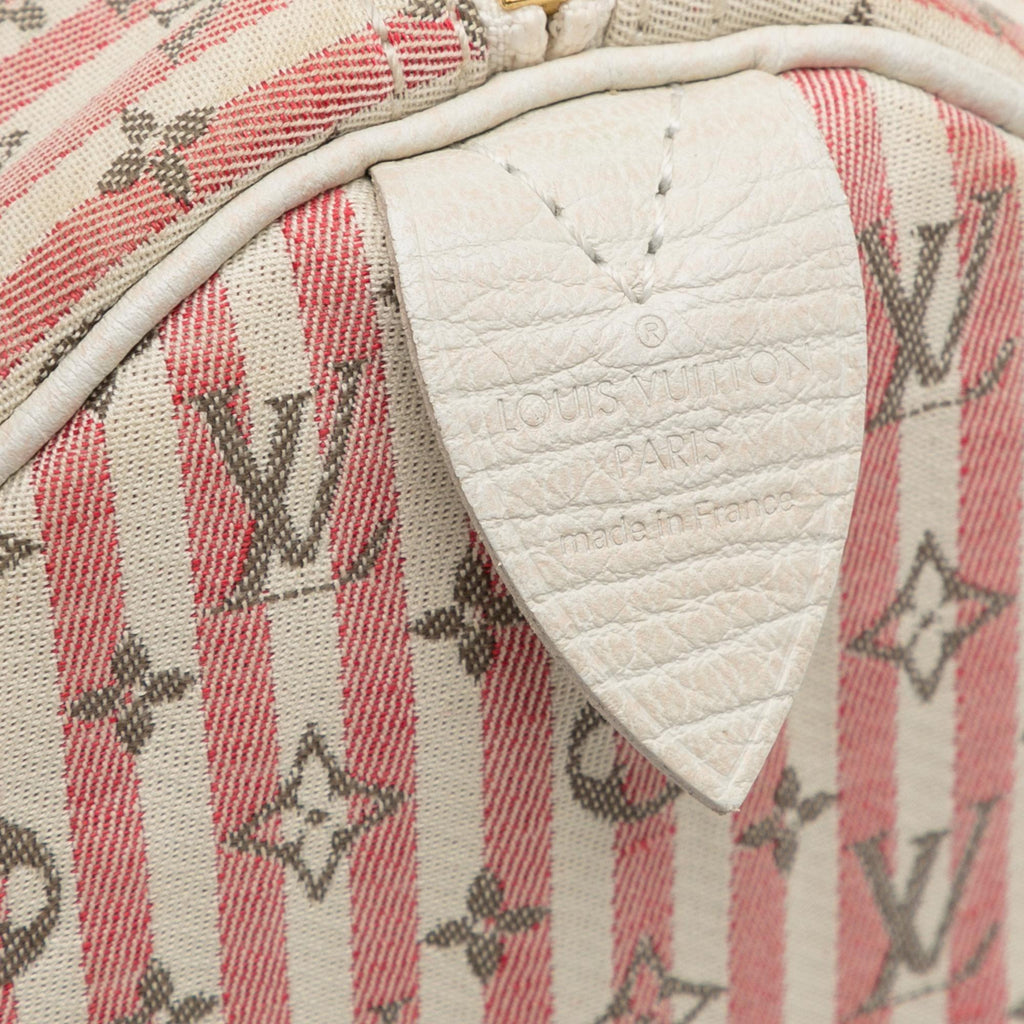 Louis Vuitton Monogram Mini Lin Croisette Speedy 30 (SHG-C5nQm0)