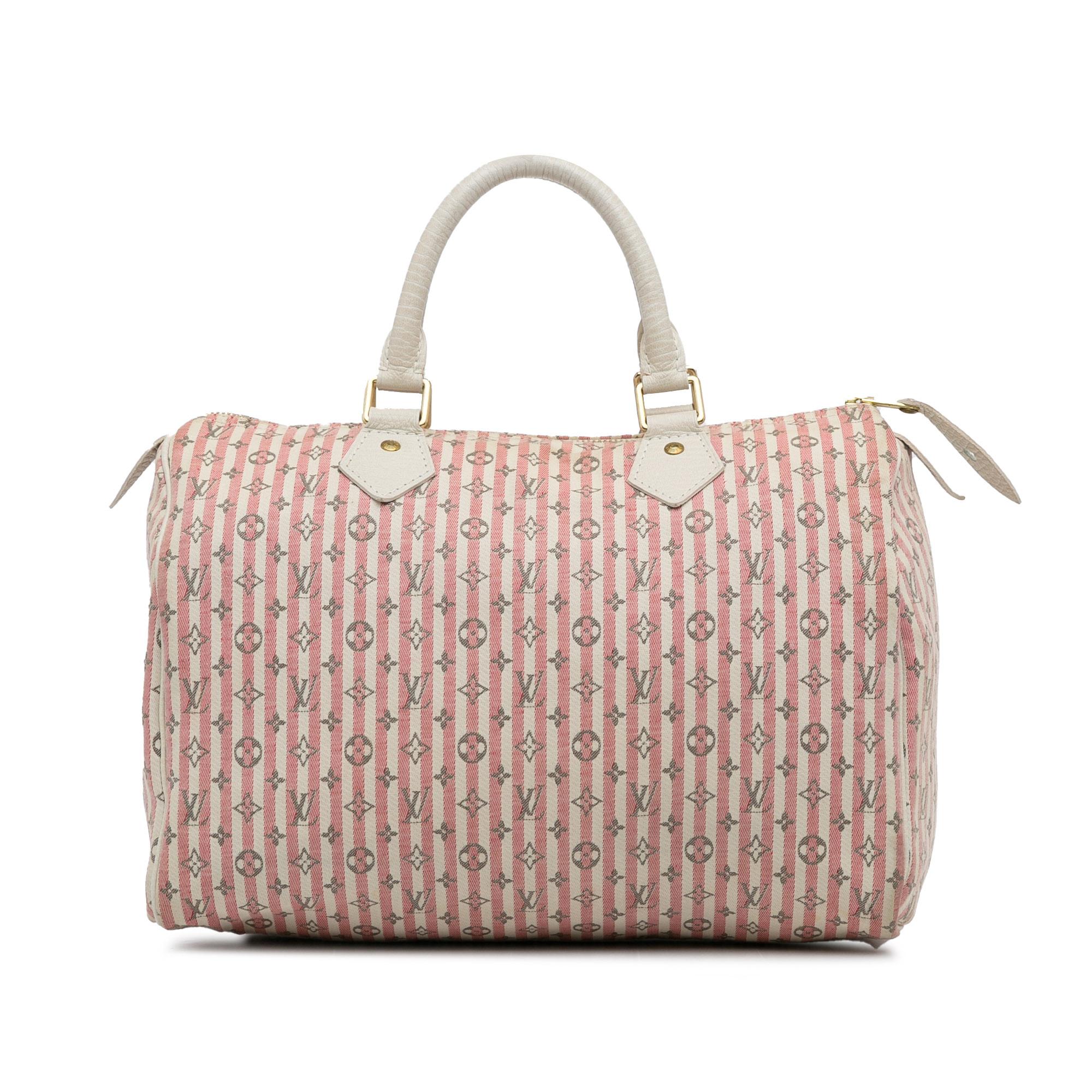 Louis Vuitton Monogram Mini Lin Croisette Speedy 30 (SHG-C5nQm0)