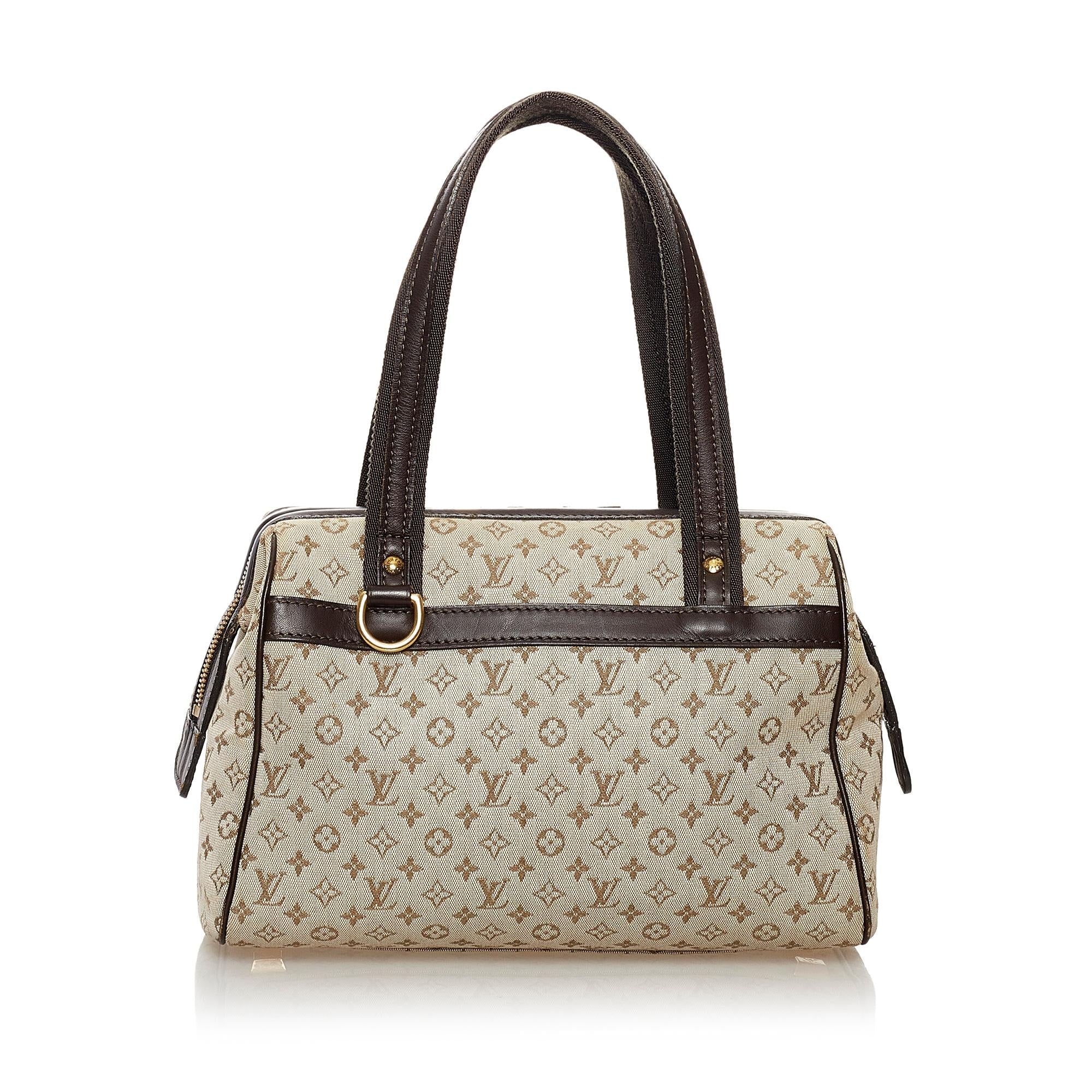Louis Vuitton Monogram Mini Lin Josephine PM (SHG-36375)