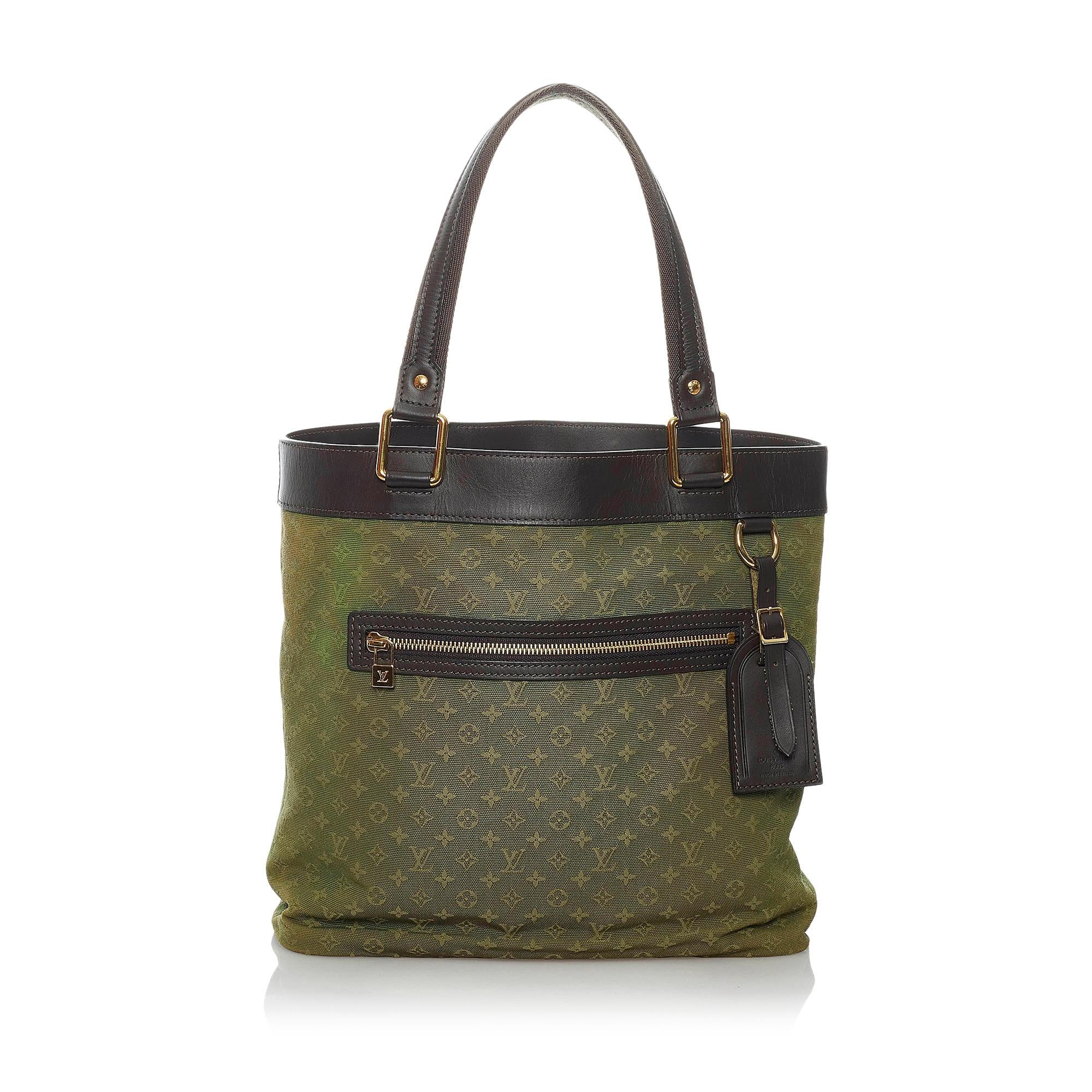 Louis Vuitton Monogram Mini Lin Lucille GM (SHG-30168)