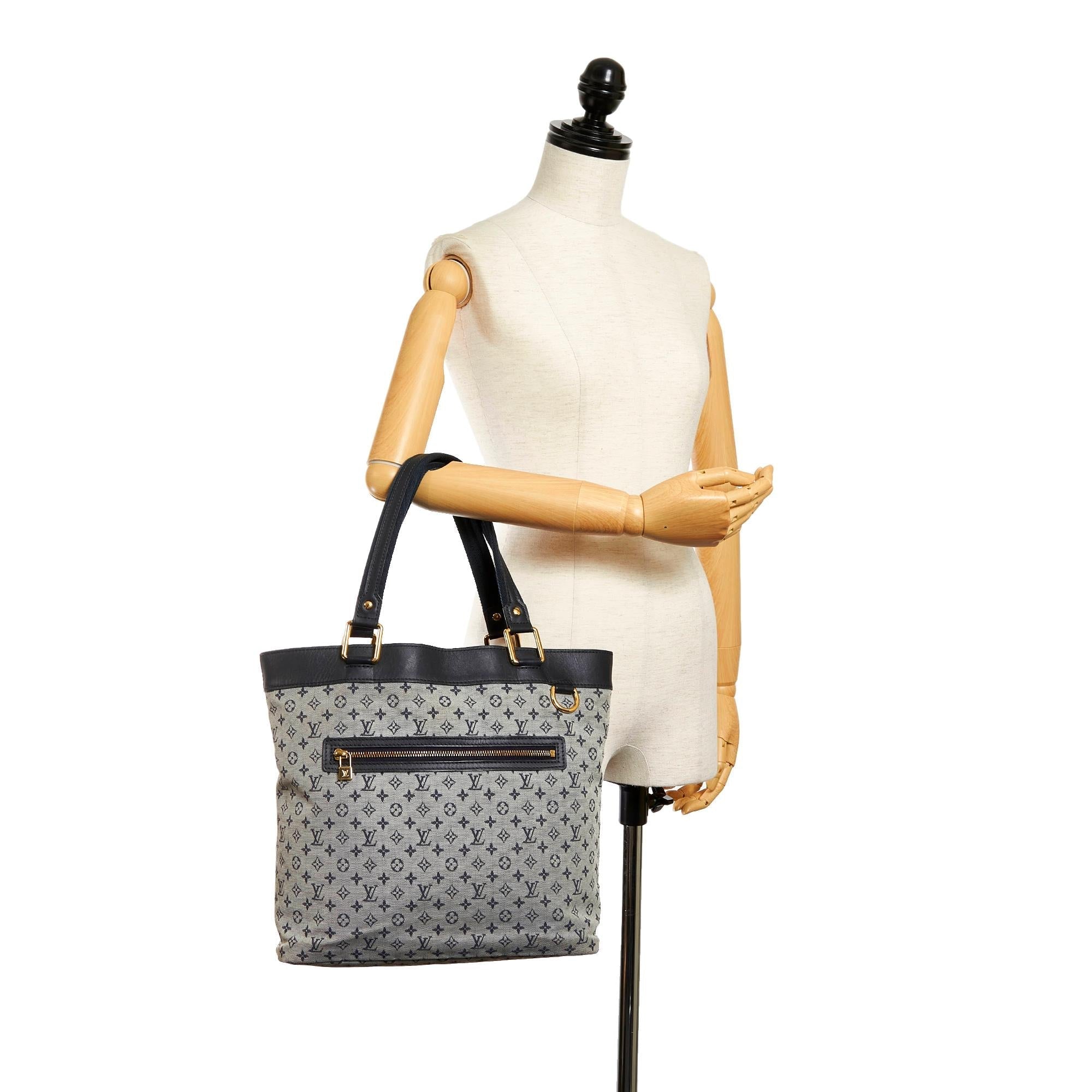 Louis Vuitton Monogram Mini Lin Lucille GM (SHG-30170)