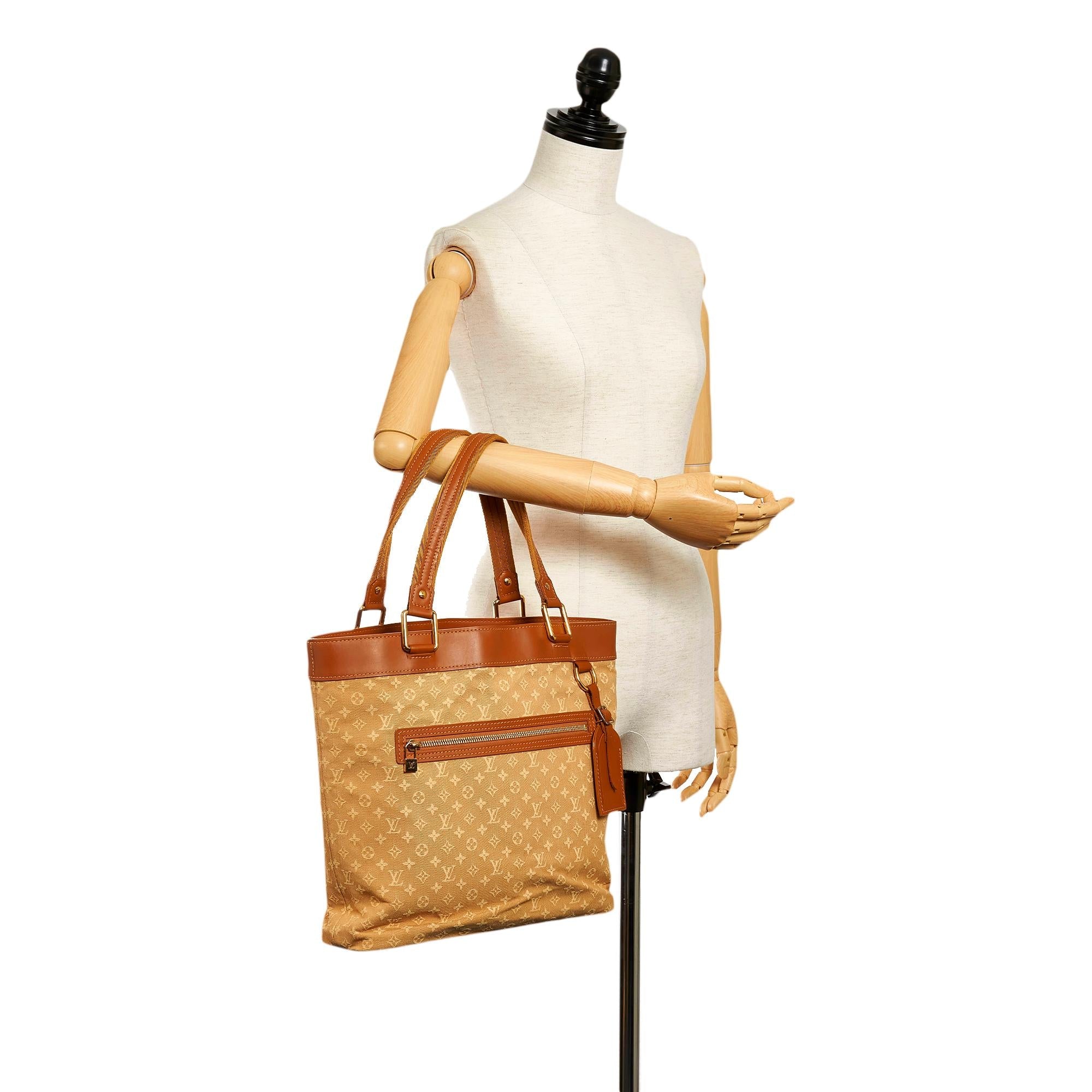 Louis Vuitton Monogram Mini Lin Lucille GM (SHG-30218)