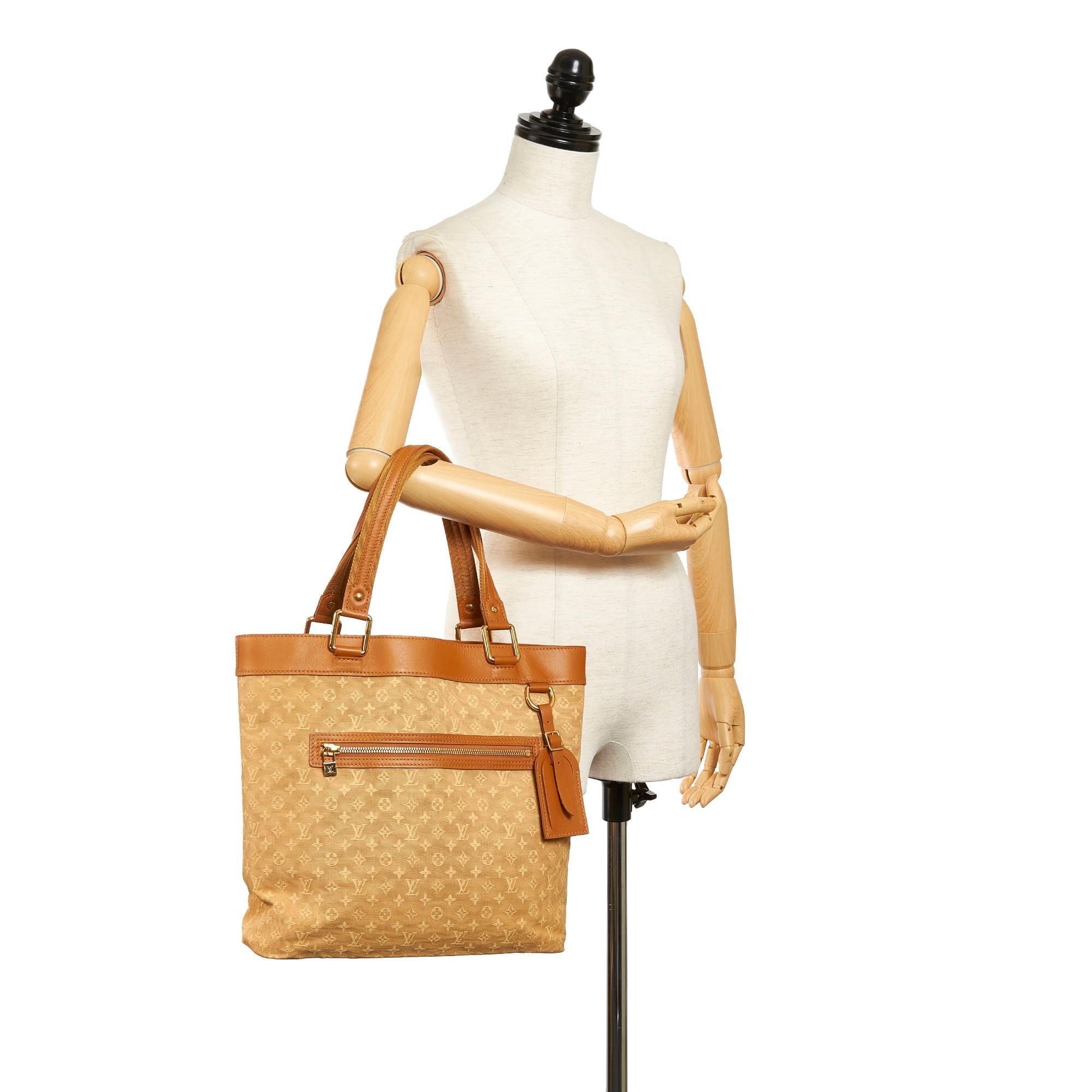 Louis Vuitton Monogram Mini Lin Lucille GM (SHG-31087)