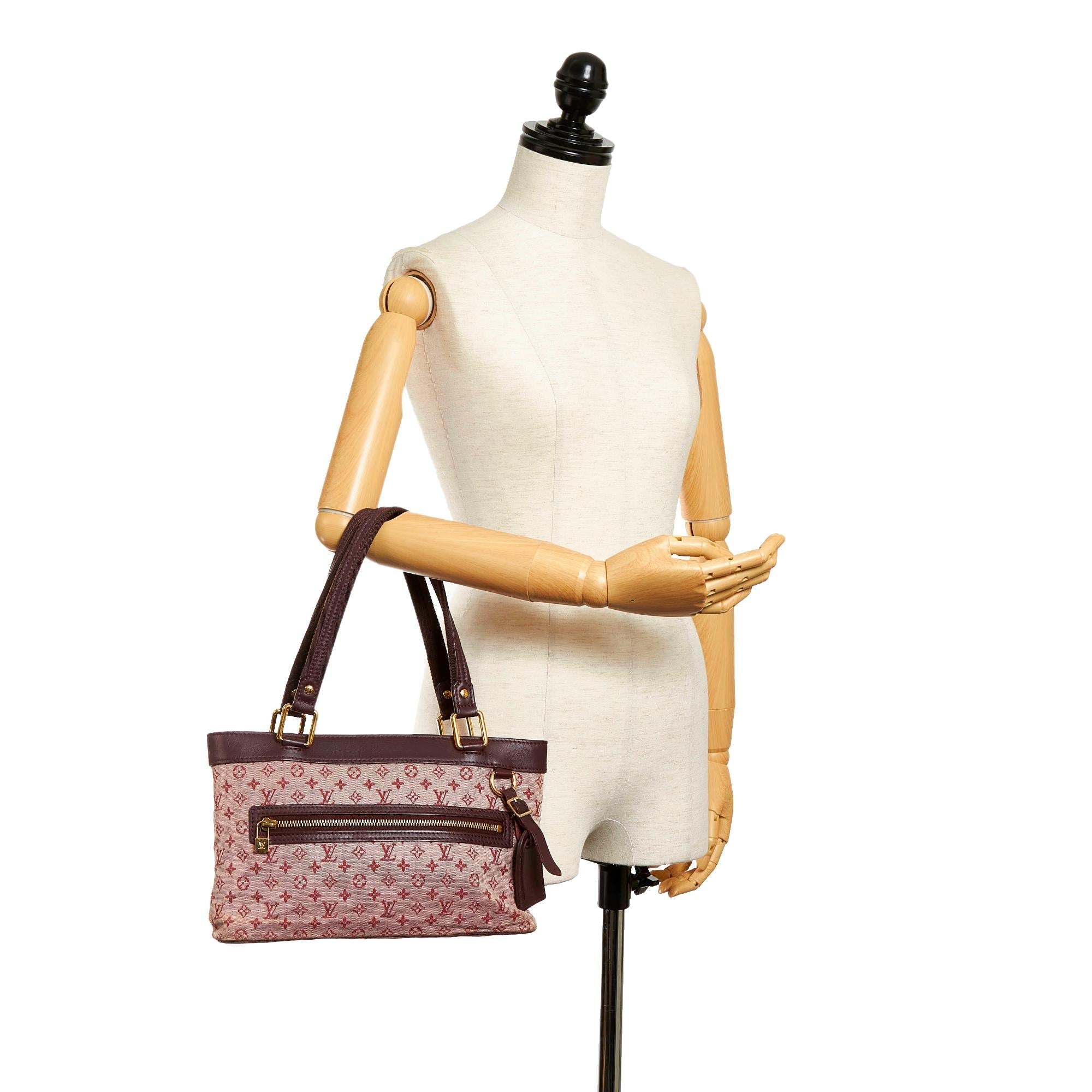 Louis Vuitton Monogram Mini Lin Lucille PM (SHG-30191)