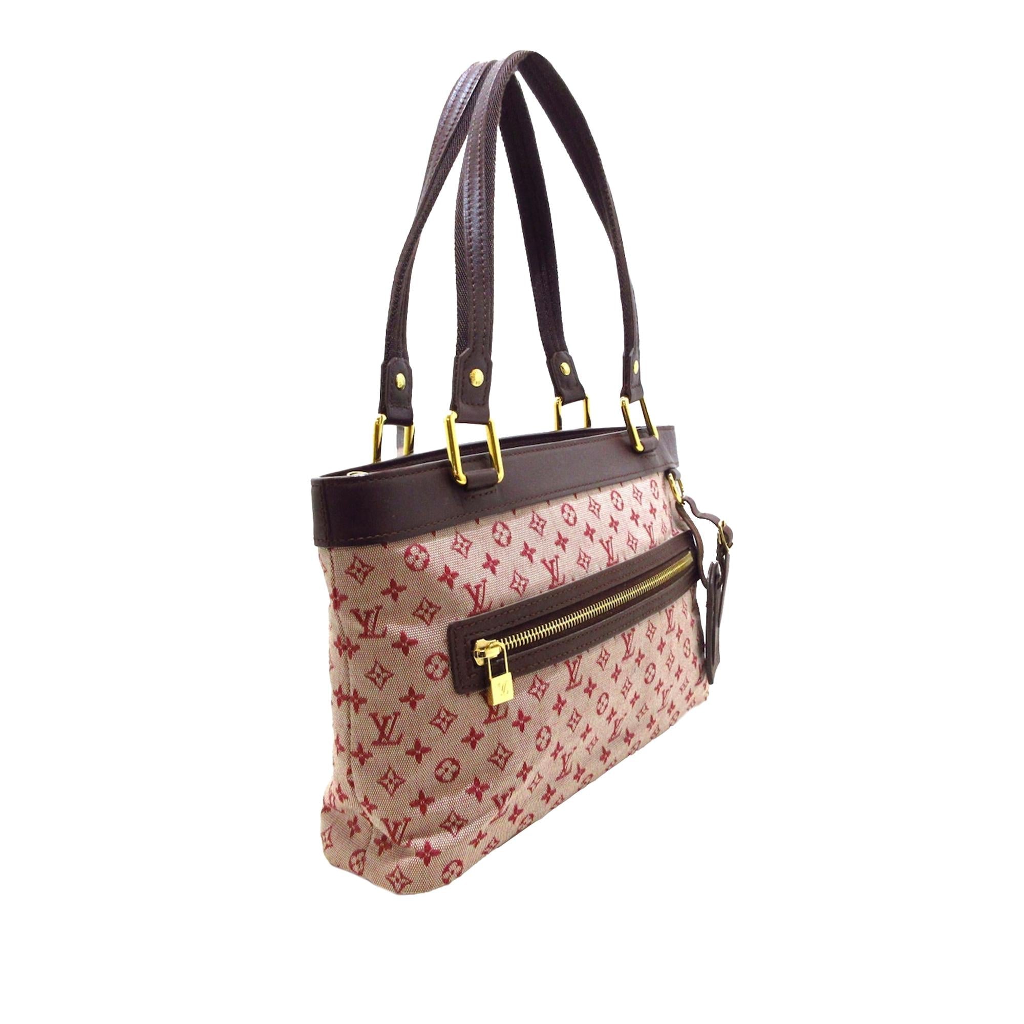 Louis Vuitton Monogram Mini Lin Lucille PM (SHG-7BbGH4)