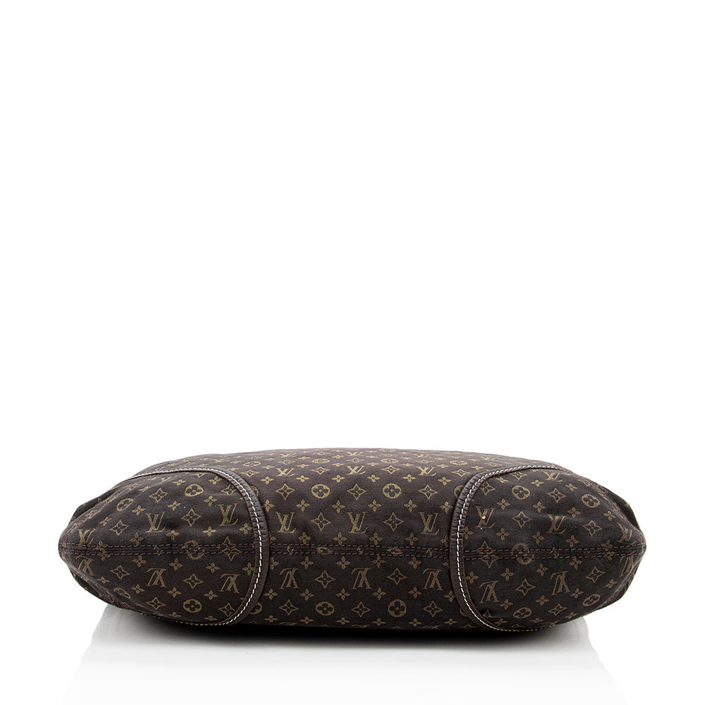 Louis Vuitton Monogram Mini Lin Manon MM Hobo (SHF-18773)