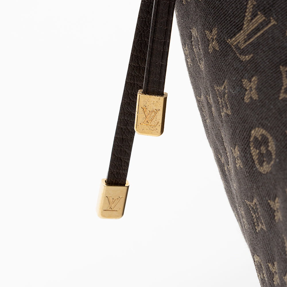 Louis Vuitton Monogram Mini Lin Manon MM Hobo (SHF-18773)