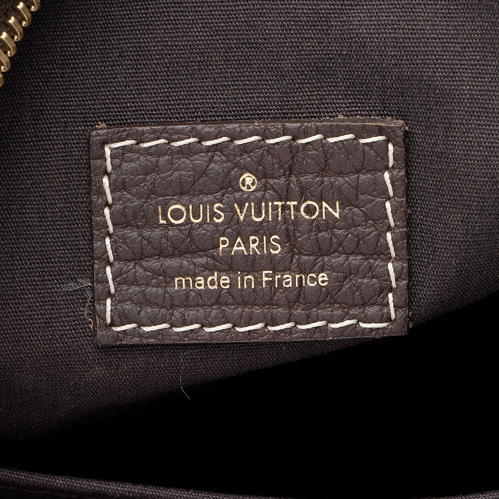 Louis Vuitton Monogram Mini Lin Manon MM Hobo (SHF-18773)