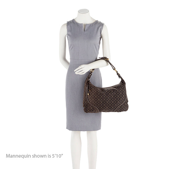 Louis Vuitton Monogram Mini Lin Manon MM Hobo (SHF-18773)